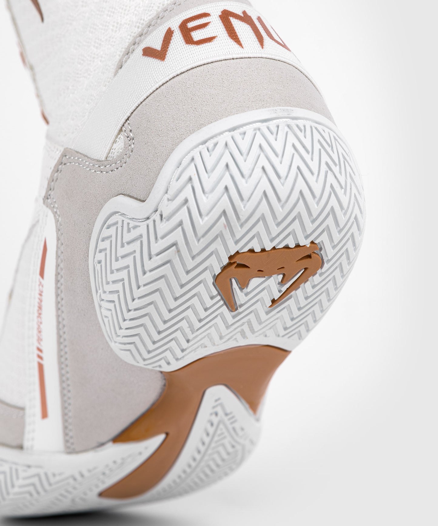 ZAPATOS DE BOXEO VENUM ELITE MONOGRAM – BLANCO/DORADO
