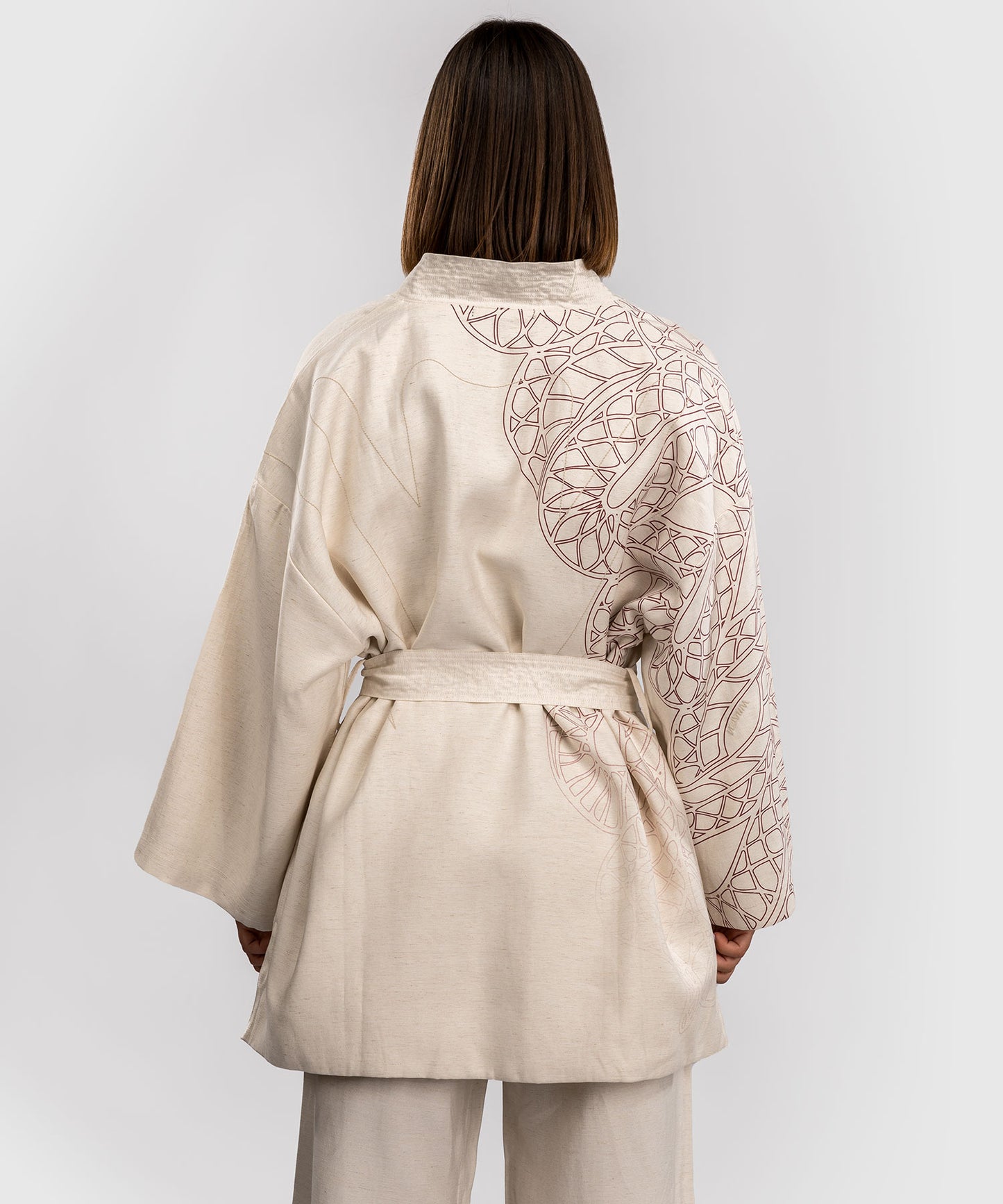 Venum Serpenti Damenjacke – Elfenbein/Burgunder