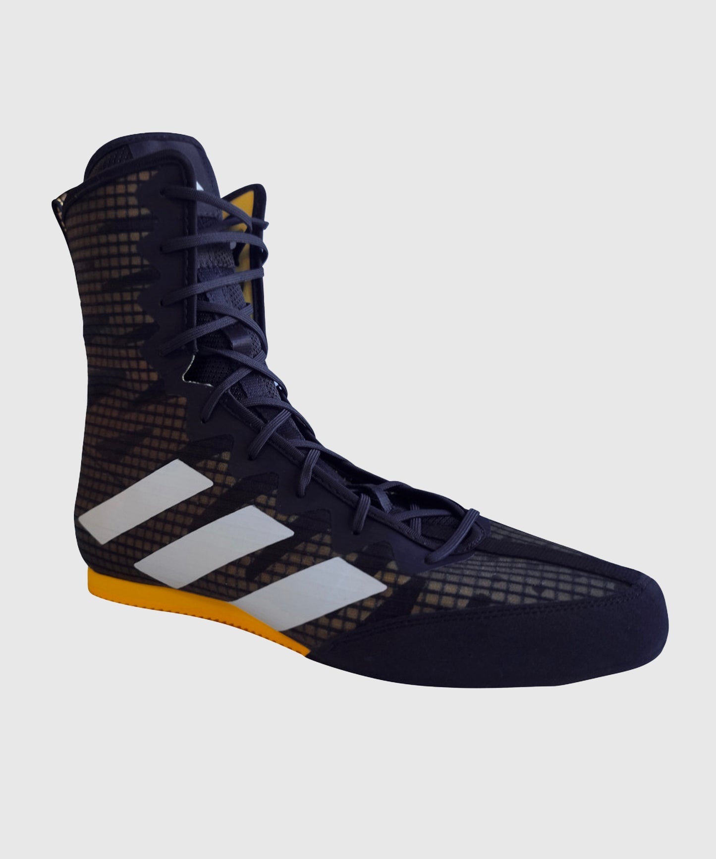 Adidas Box Hog IV Boxschuhe - Schwarz/Weiß