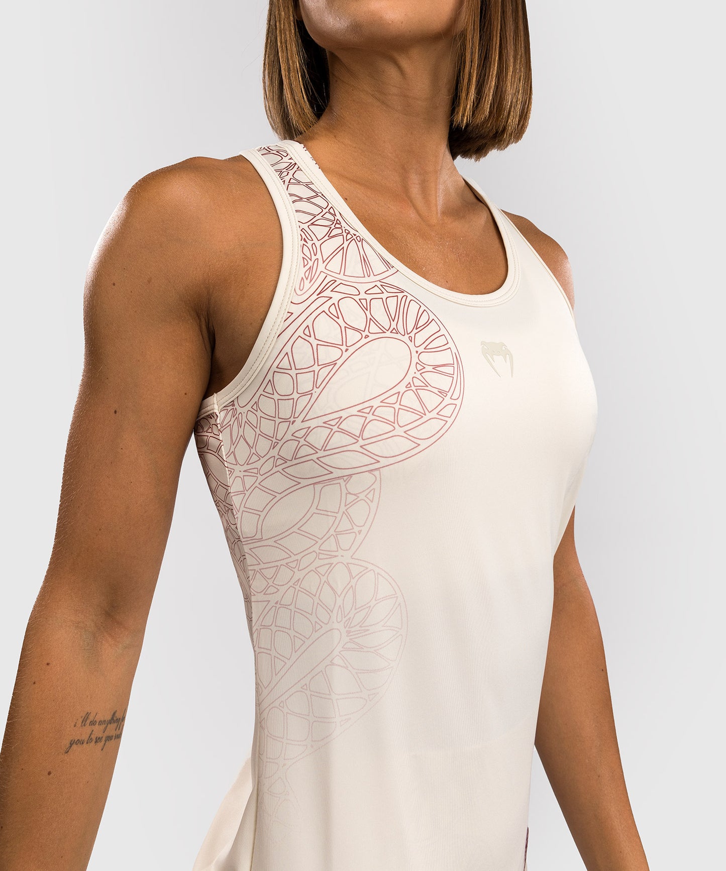 Venum Serpenti Women’s Tank Top - Ivory/Burgundy