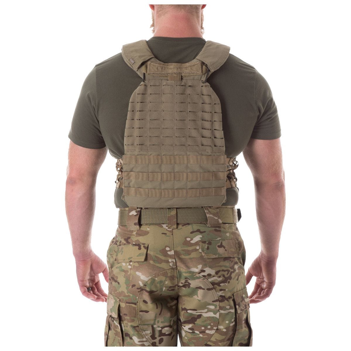 5.11 Tactical TacTec Gewichtsweste mit Plattenträger – Beige