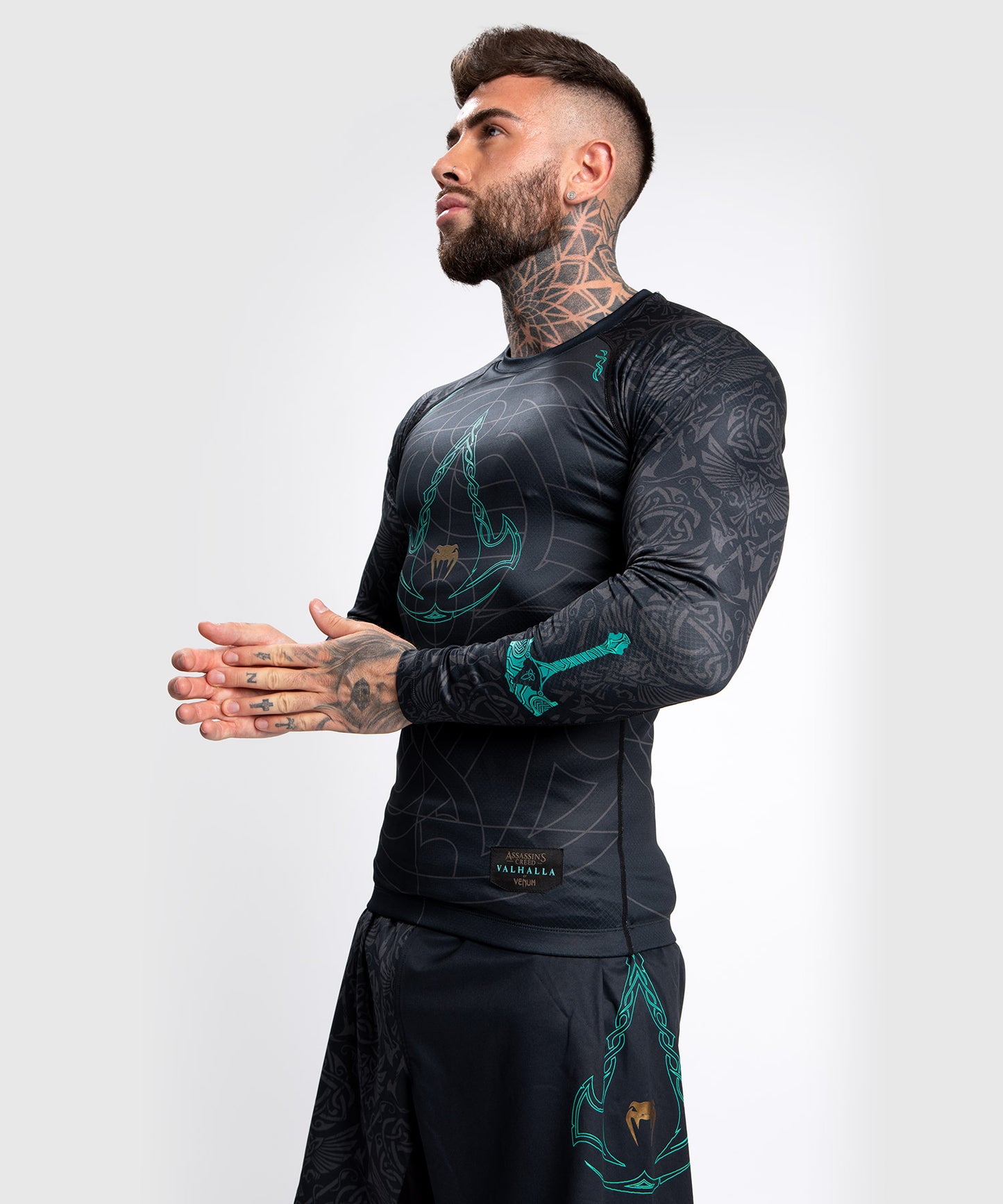 Venum Assassin's Creed Reloaded Rashguard - Lange Ärmel - Schwarz