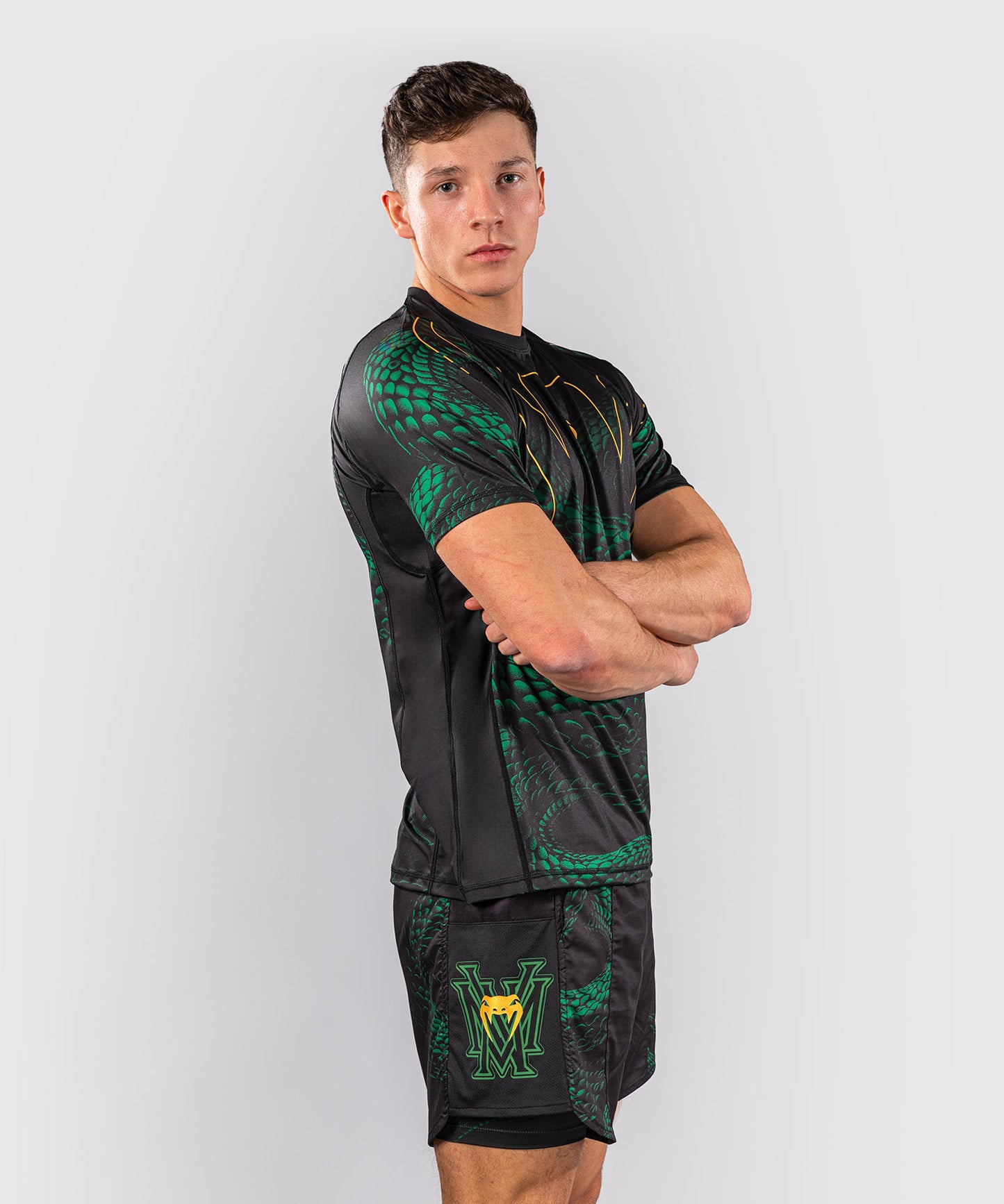 T-shirt Dry Tech Venum Matupa - Noir/Vert/Or