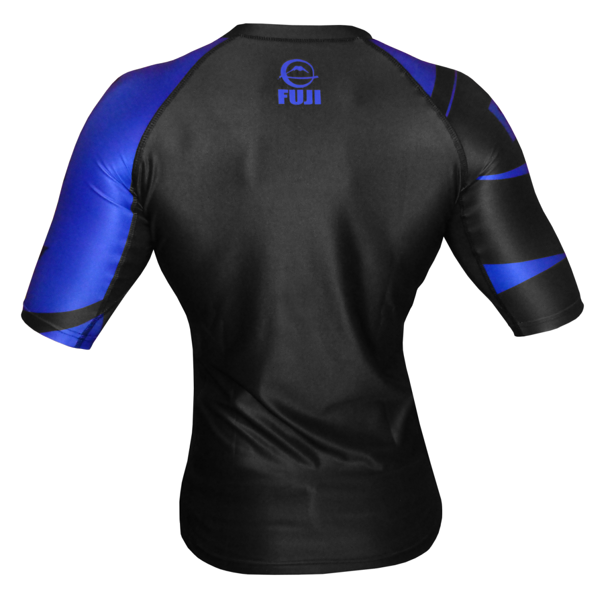 Fuji Sports Freestyle IBJJF Ranked Kurzarm-Rashguard - Blau