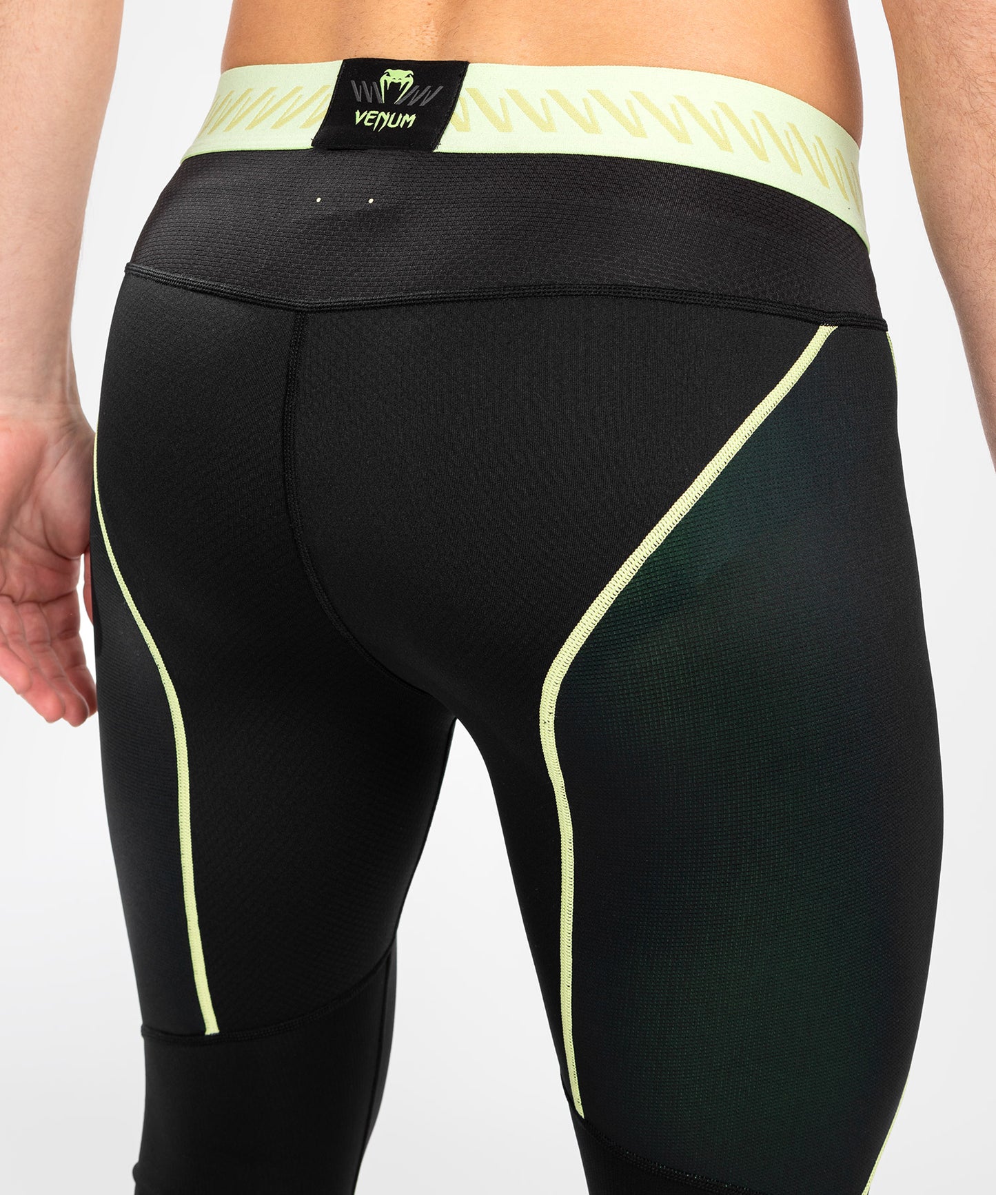 Pantalon de compression pour Hommes Venum Fusion 2.0 - Noir/Jaune
