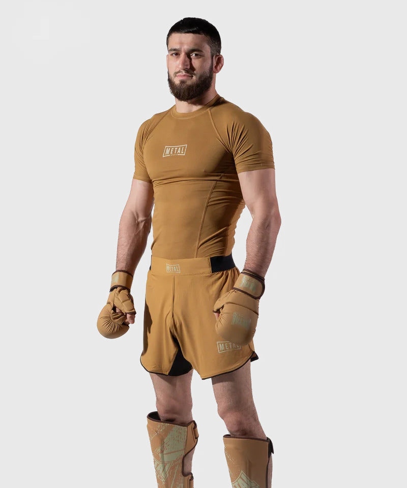 Fight Short Metal Boxe Caucasian Hills - Beige