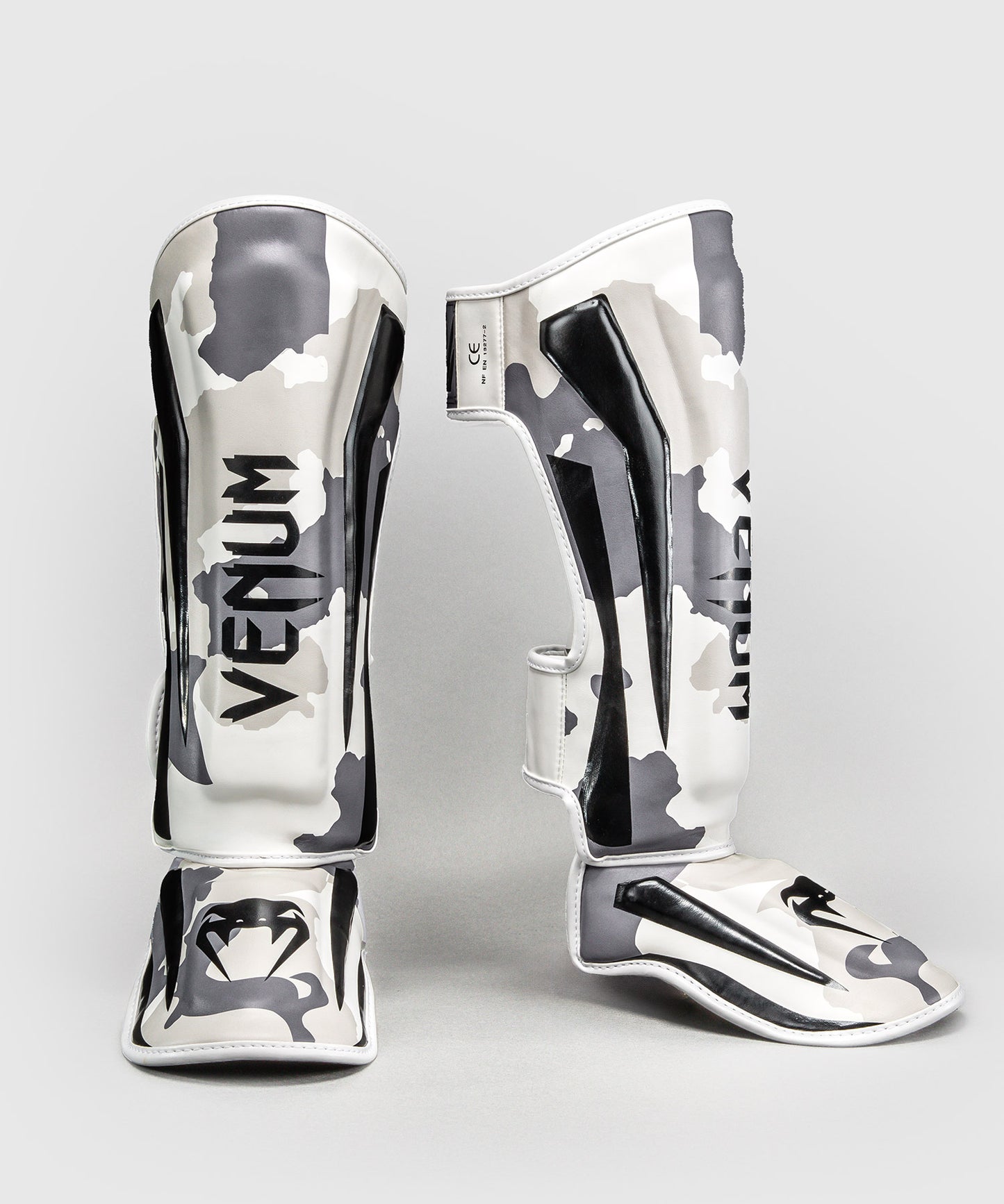 Venum Elite Paratibie - Bianco/Grigio Chiaro