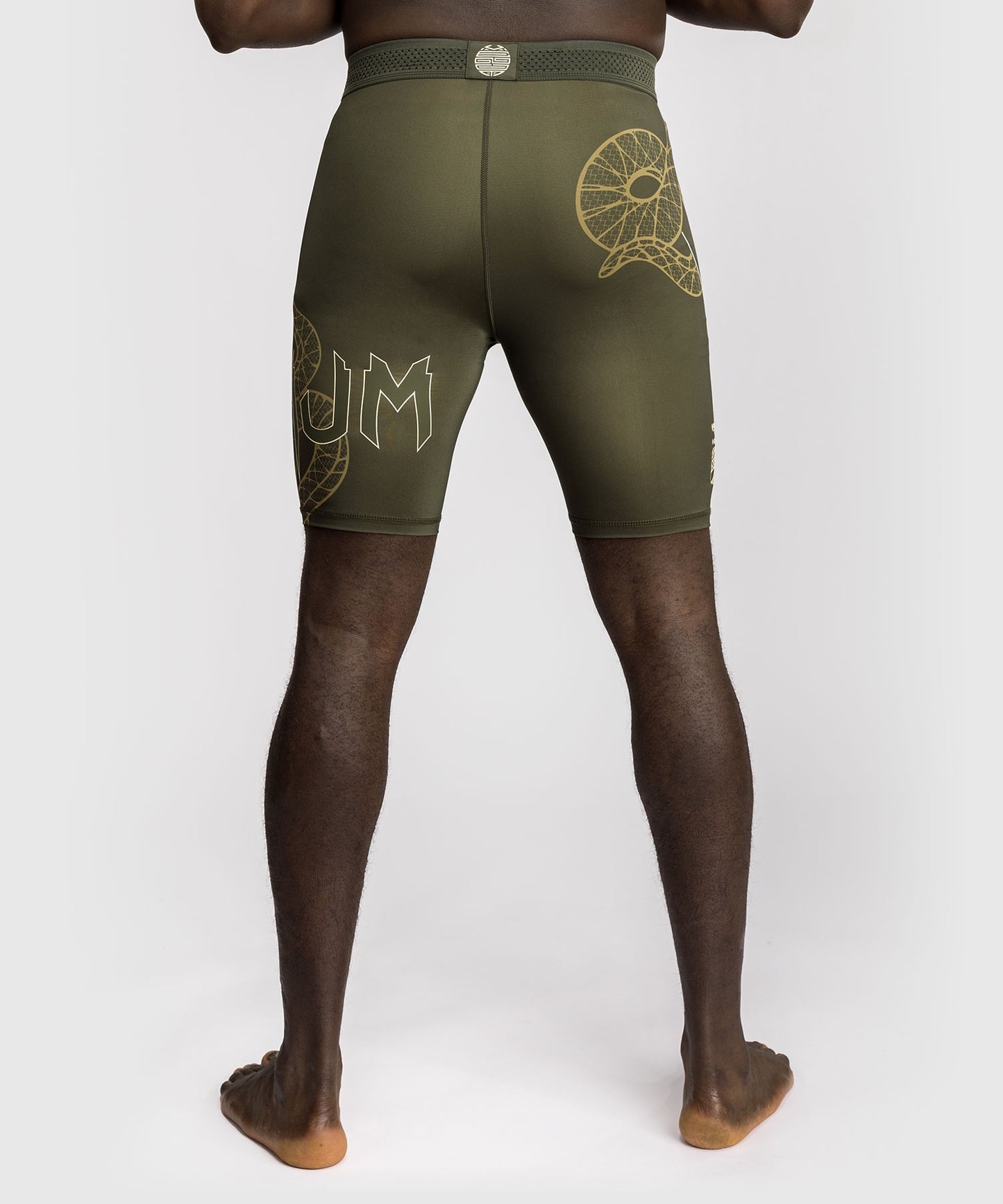 Short de Compression Venum Serpenti – Kaki/Bronze/Ivoire
