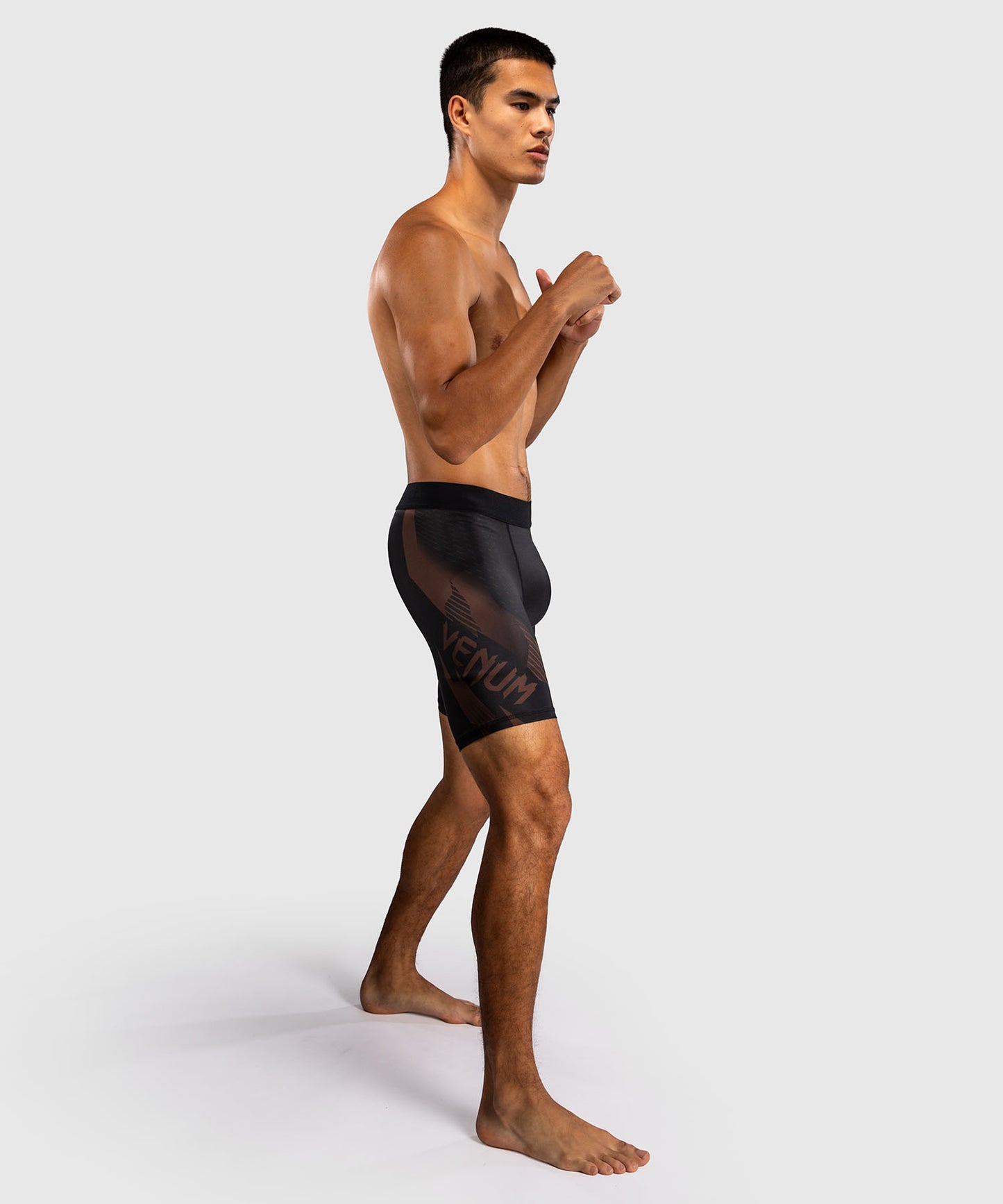 Venum No-Gi 6.0 Pantalón Corto de Compresión - Negro/Marrón