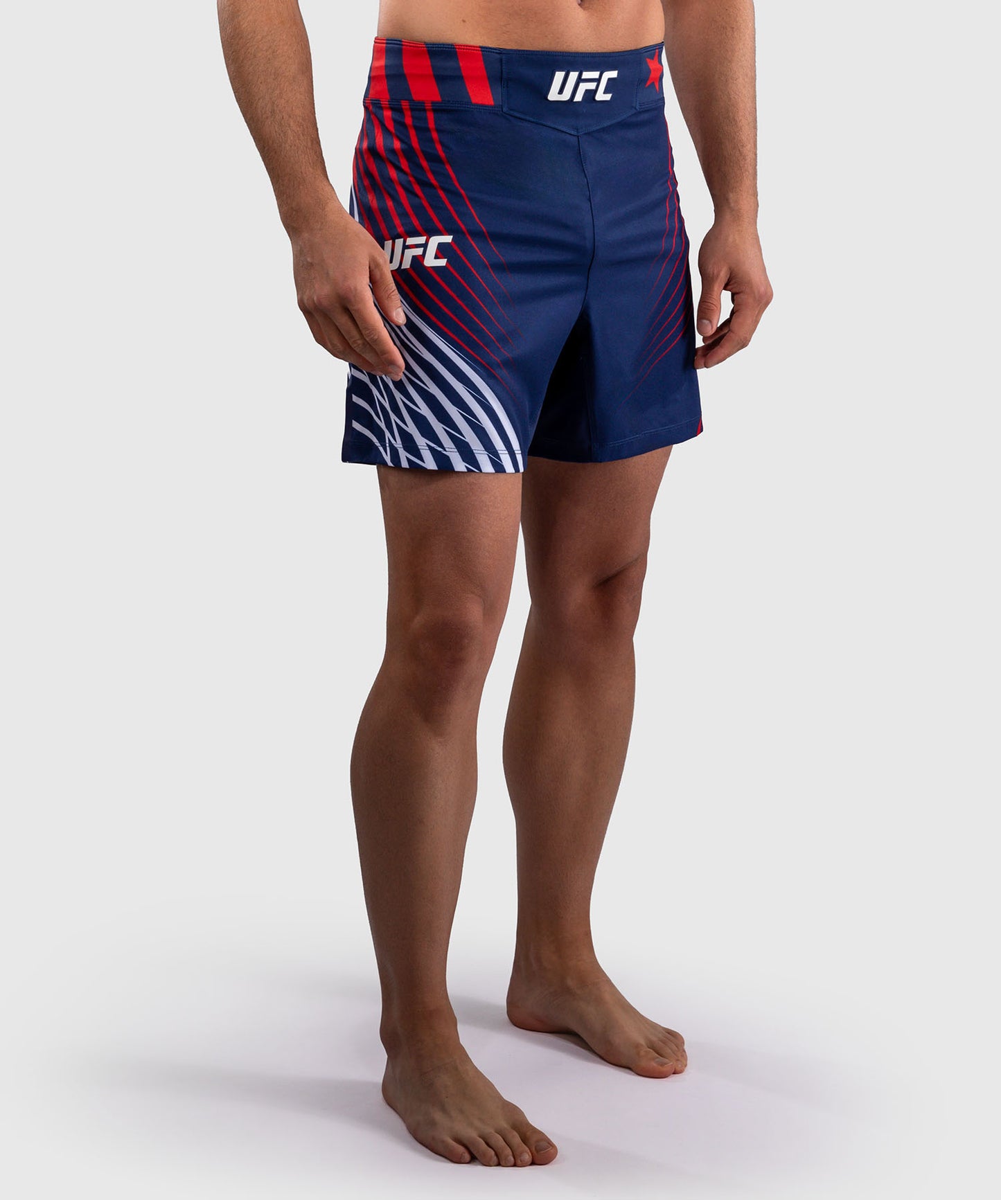 Official UFC Freedom 250 by Venum Authentic Fight Night Pantaloncini da combattimento taglio corto da uomo - Blu