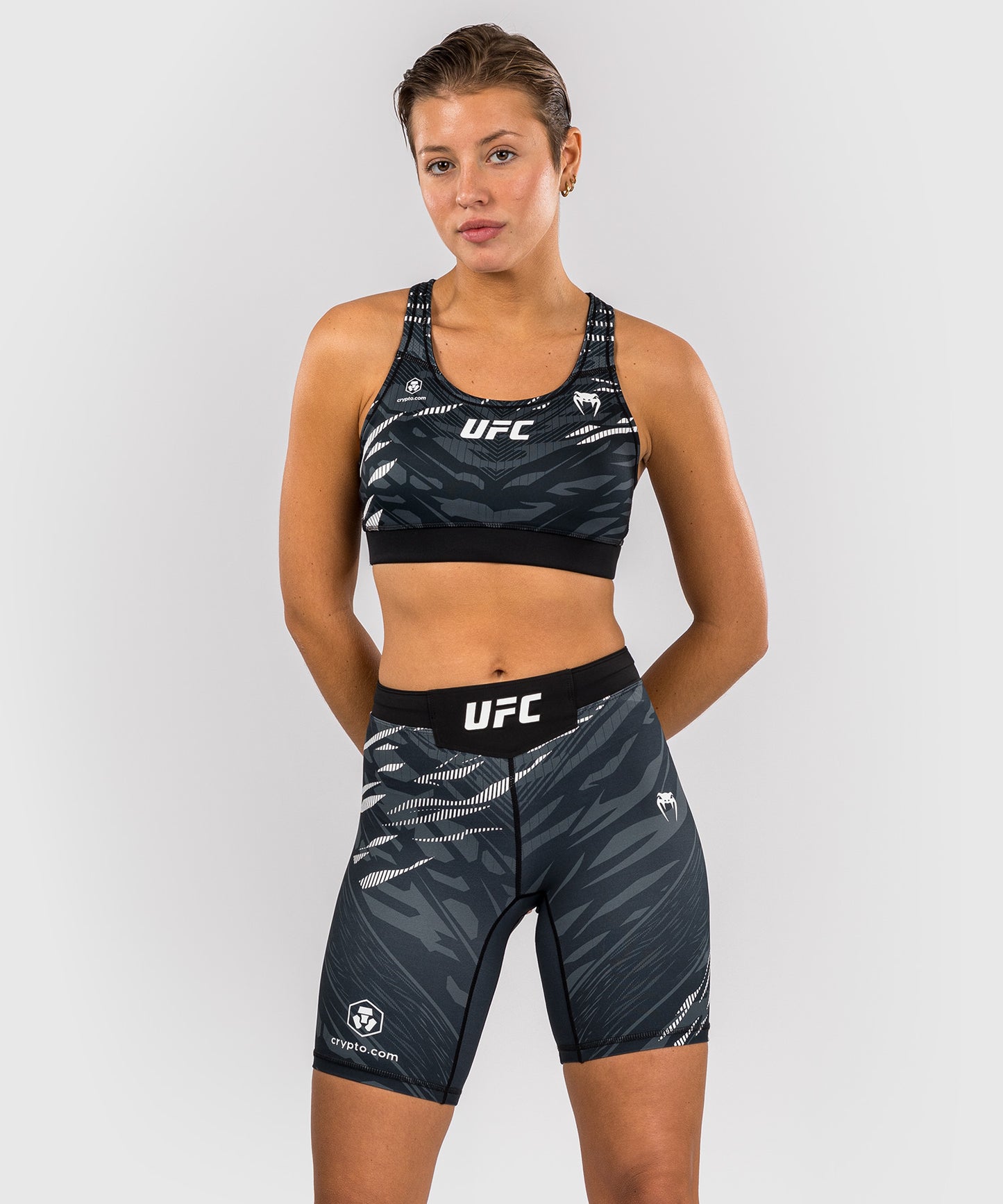 Short de compression pour Femmes UFC Fusion by Venum Authentic Fight Night - Coupe Longue - Noir