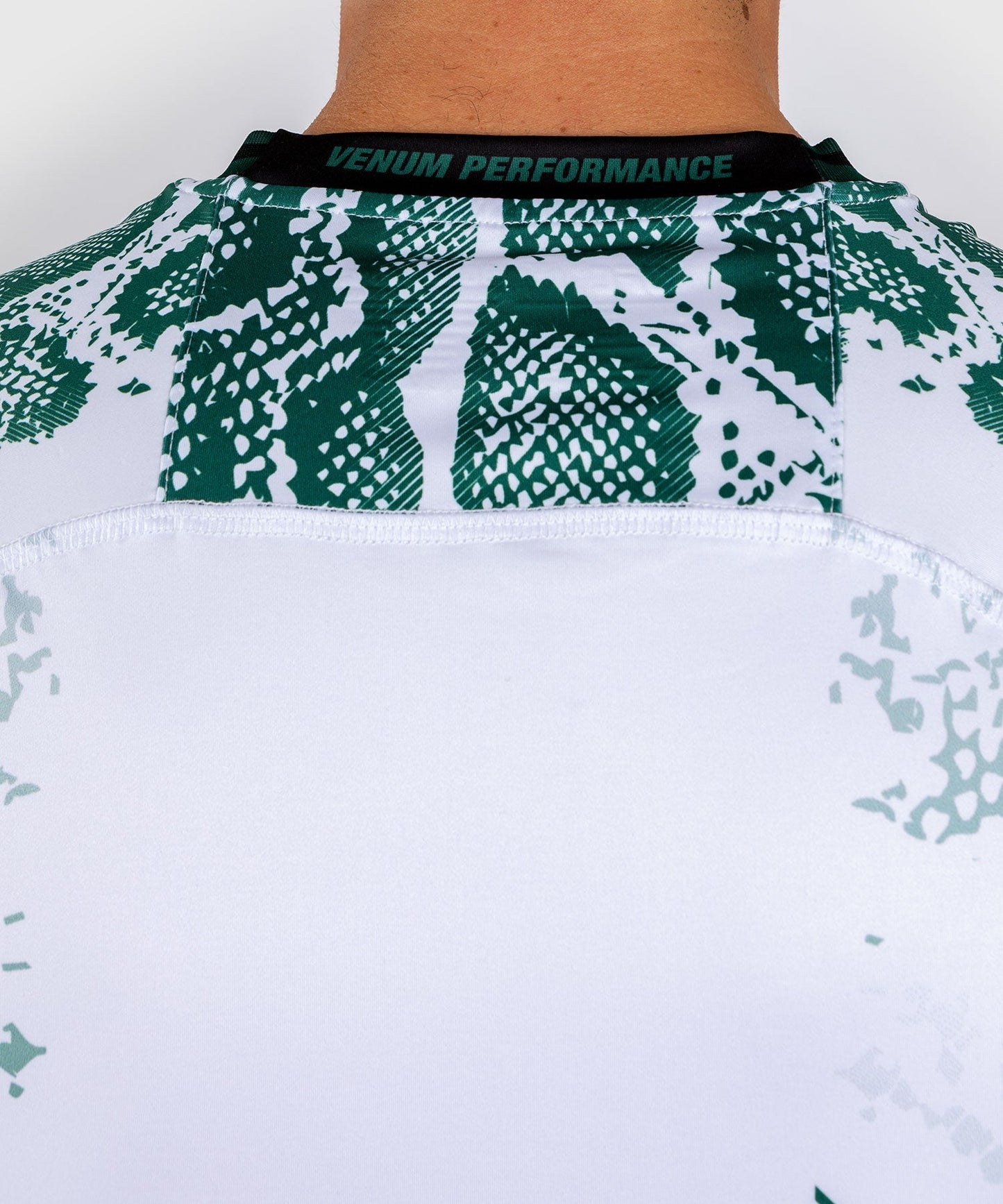 T-shirt Technique pour Hommes UFC Adrenaline by Venum Authentic Fight Night - Emerald Edition - Blanc/Vert