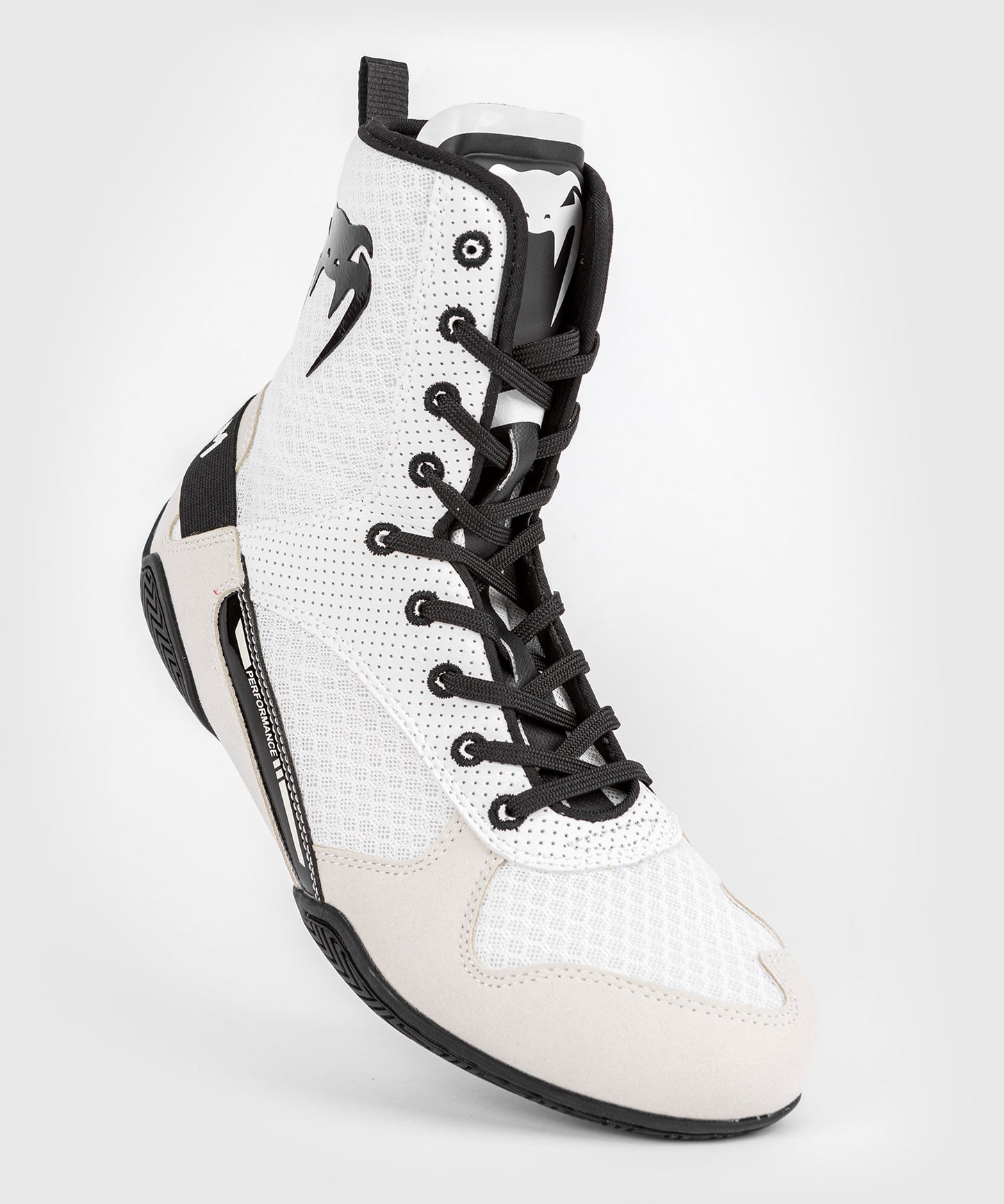 Venum Elite Zapatillas de Boxeo - Blanco/Negro
