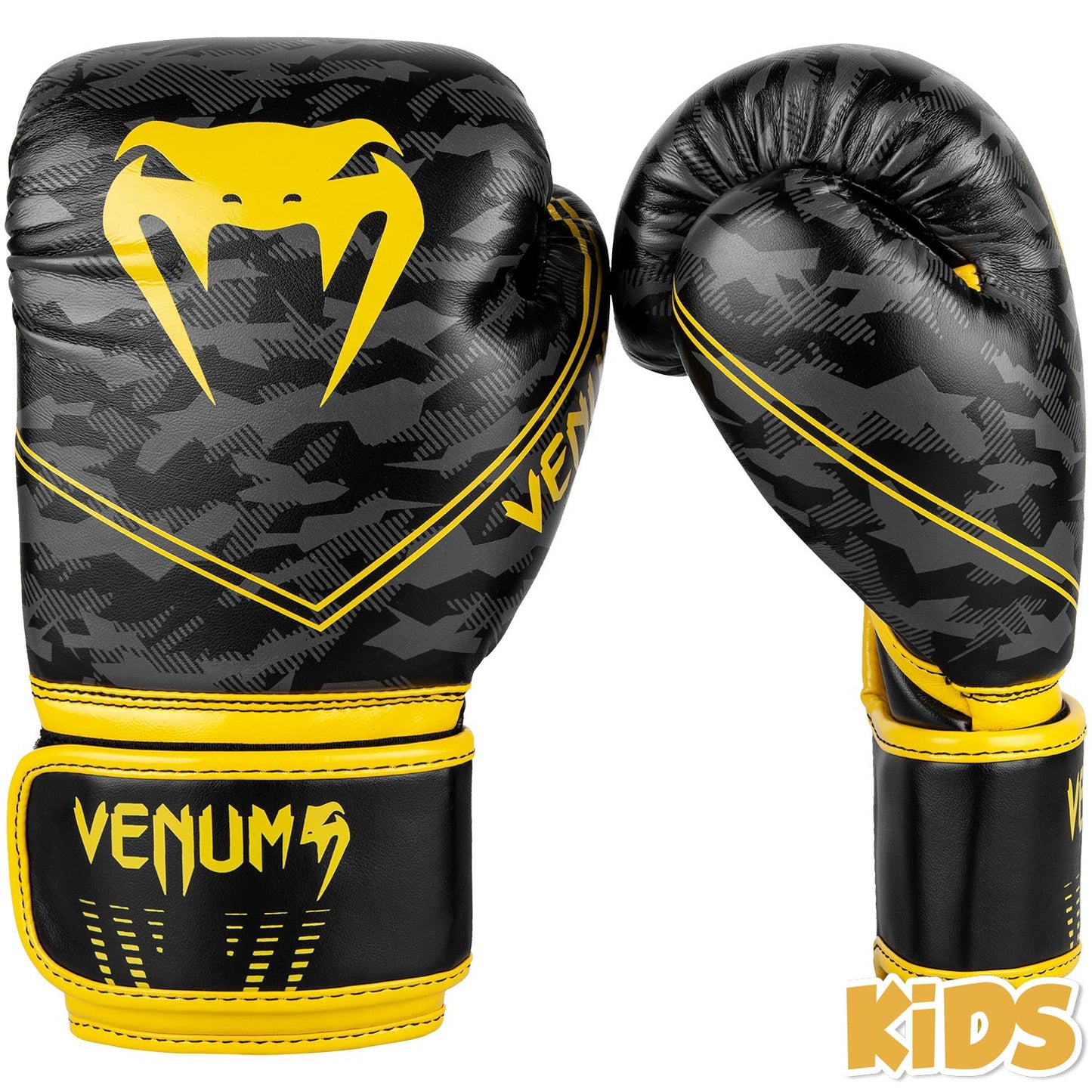 Gants de boxe Enfant Venum Okinawa 2.0 Kids - Noir/Jaune