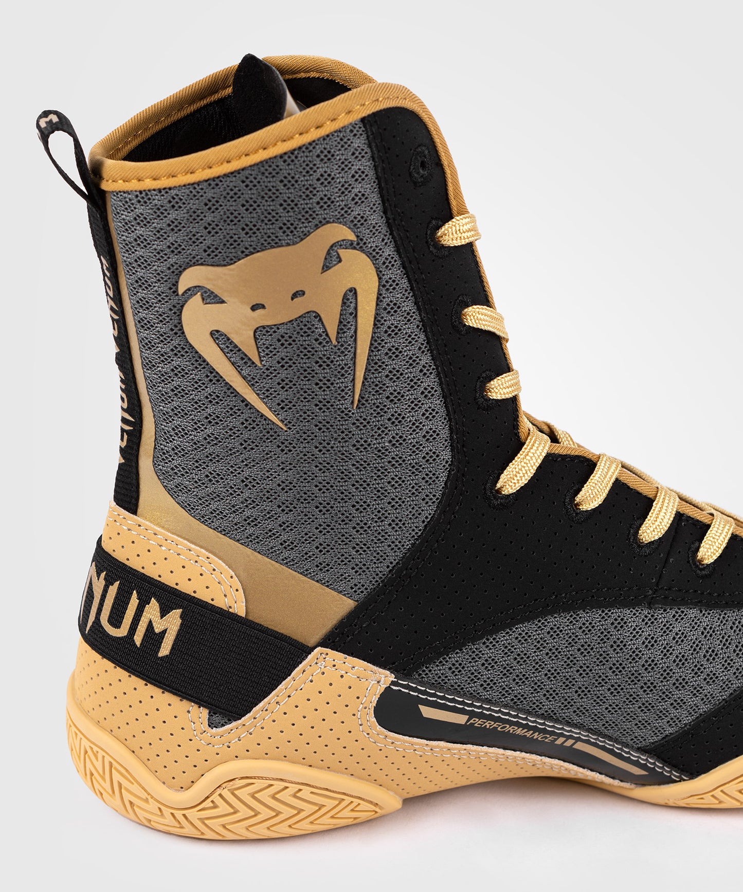 Venum Elite Zapatillas de Boxeo - Negro/Beige