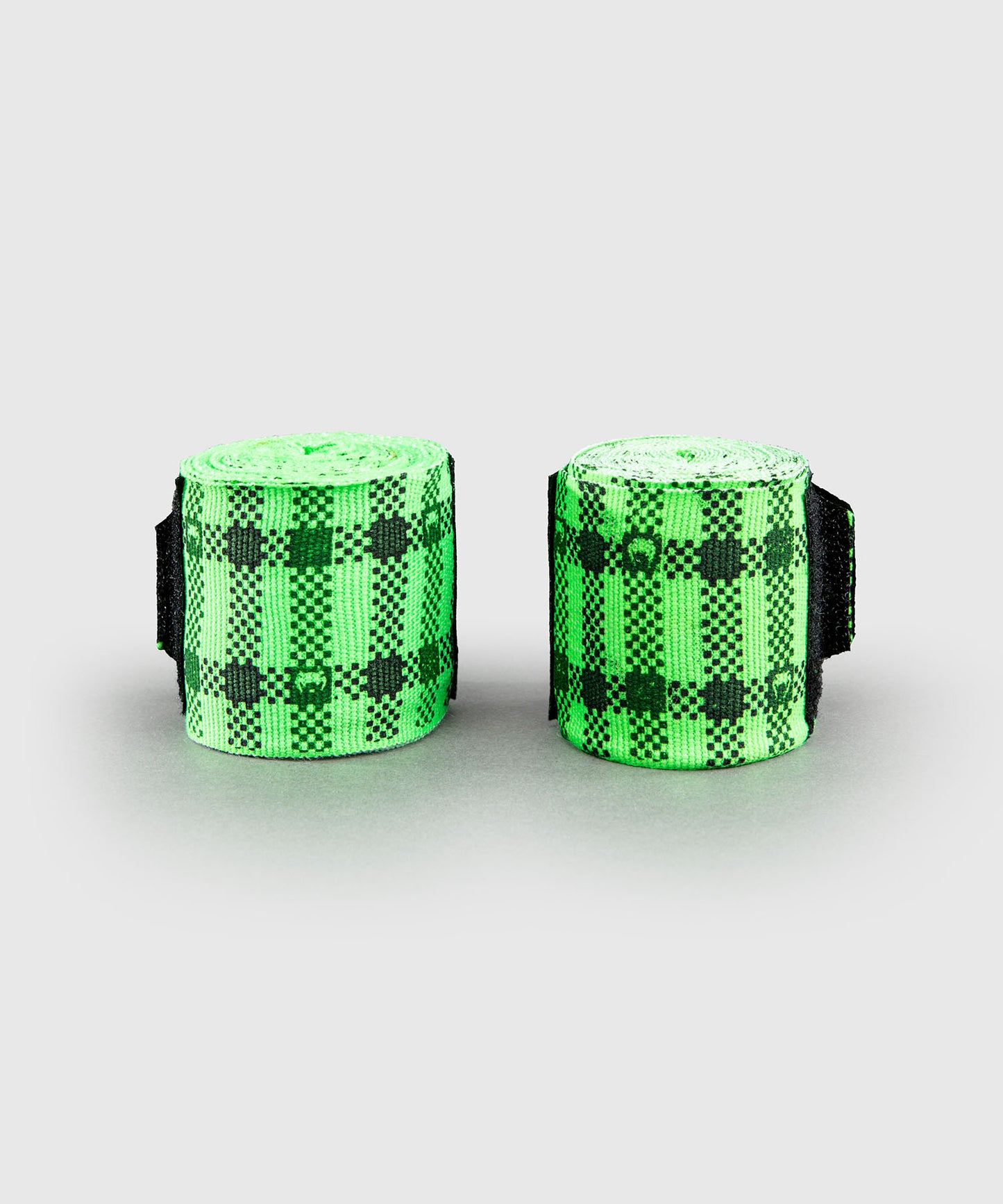 Venum Kontact Evo Tartan Boxing Bandagen - Neon Grün