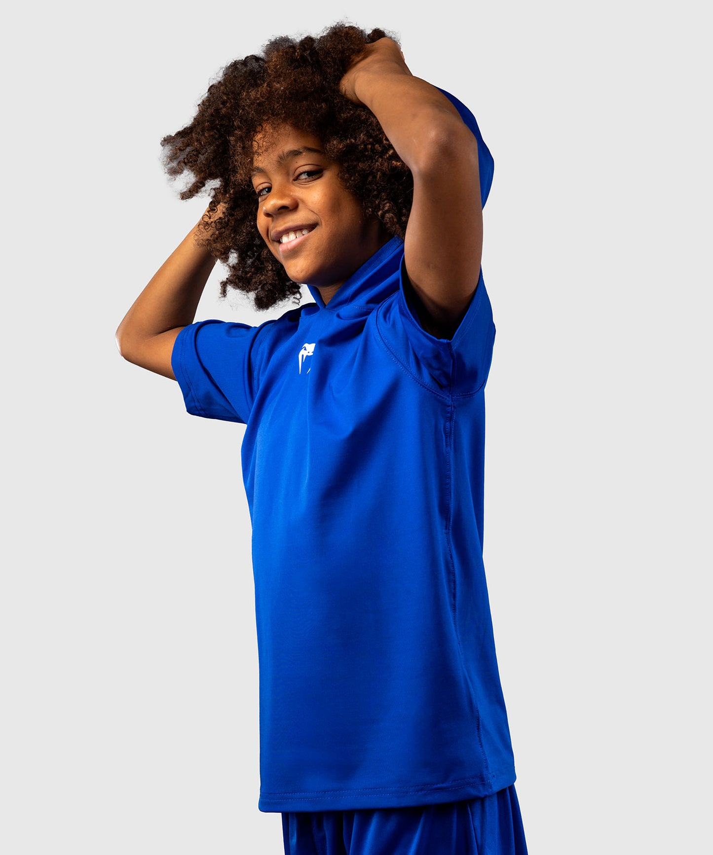 Venum Elite Sudadera Dry-Tech Manga Corta Para Niños - Azul Real
