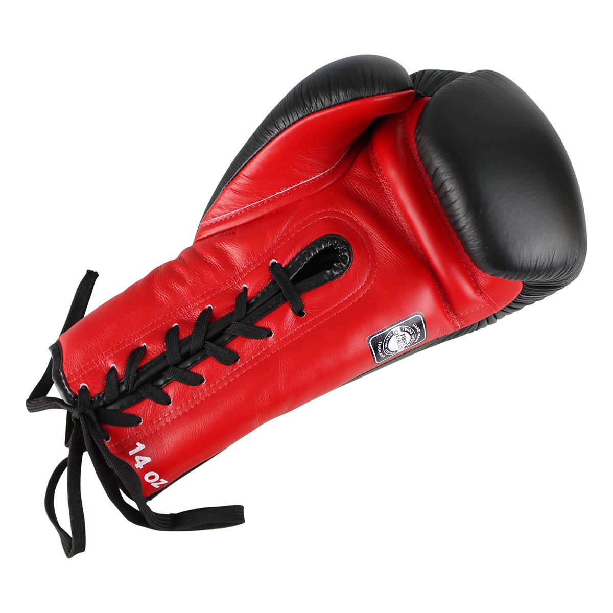 Twins BGLL-1 Schnür Boxhandschuhe - Schwarz/Rot
