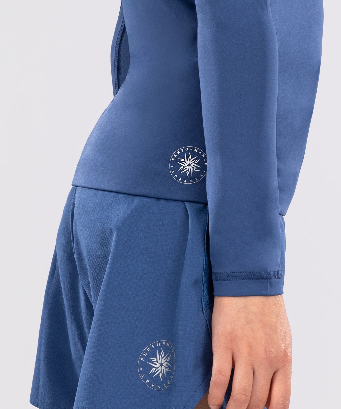 Venum Contender Kinder Rashguards Lange Ärmel - Königsblau