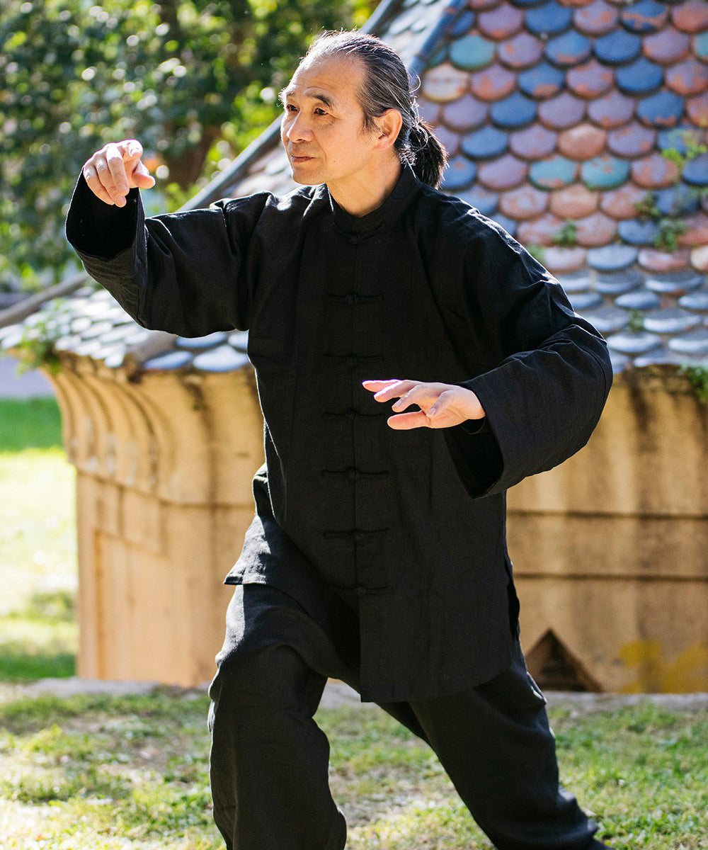 Fujimae Kung-Fu Jacke aus Leinen