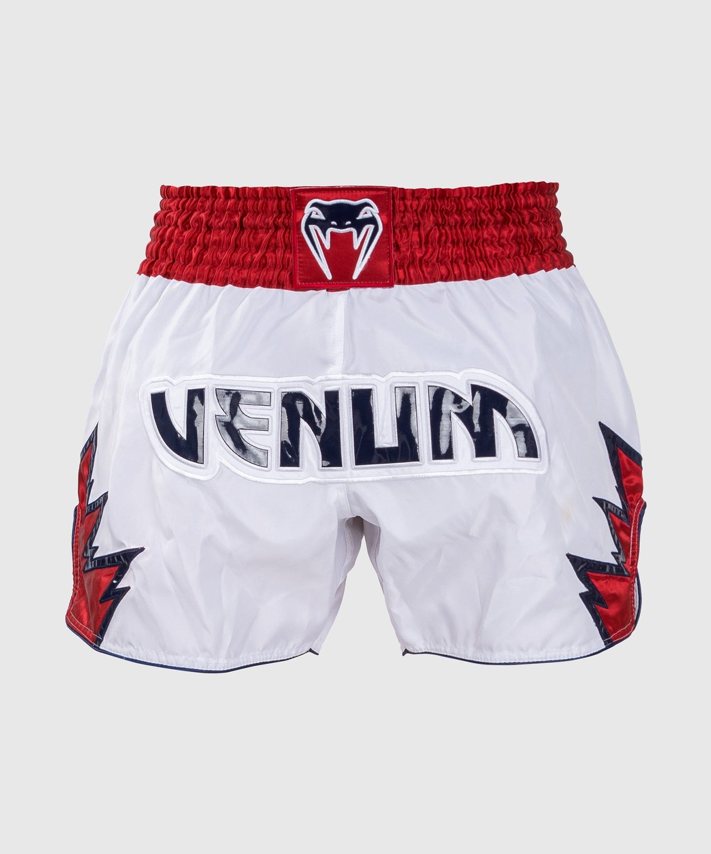 Shorts de Muay Thai Venum Inferno - Blanc/Rouge