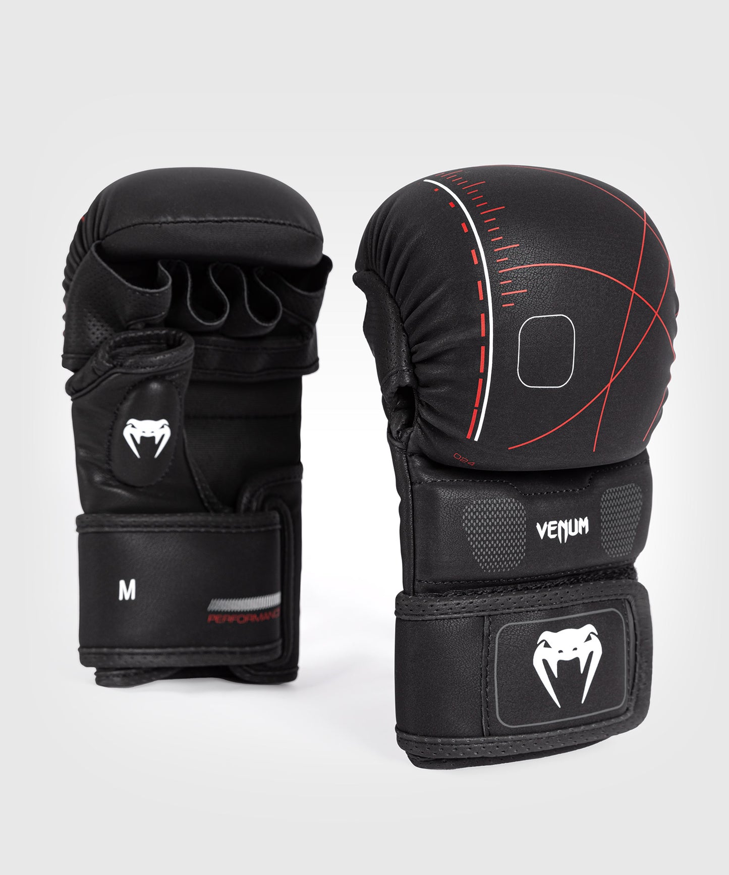 Venum x Topuria Unmatched Edition MMA Sparring Gloves - Black/Gold
