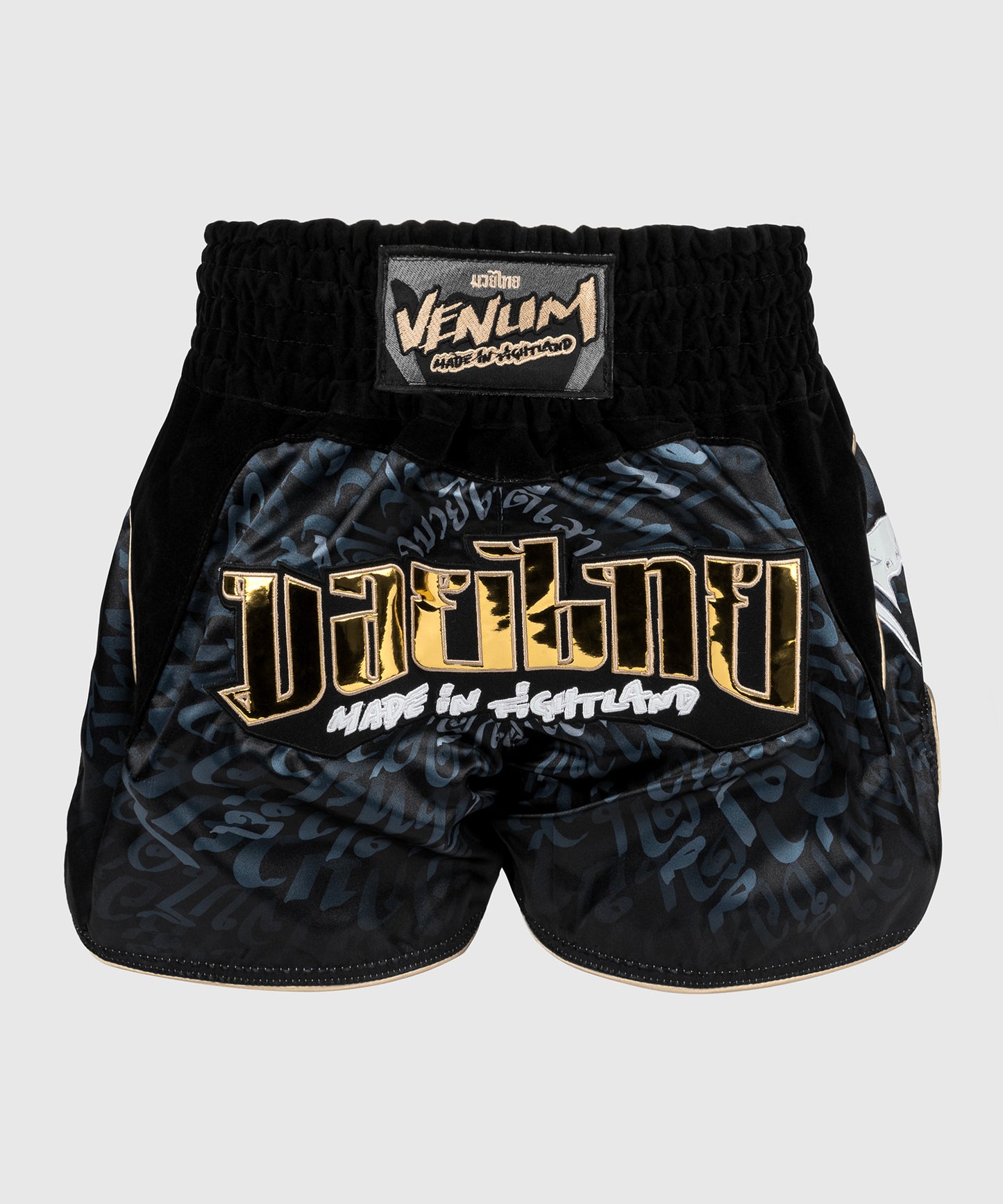 Short de Muay Thai Venum Attack - Noir/Gris
