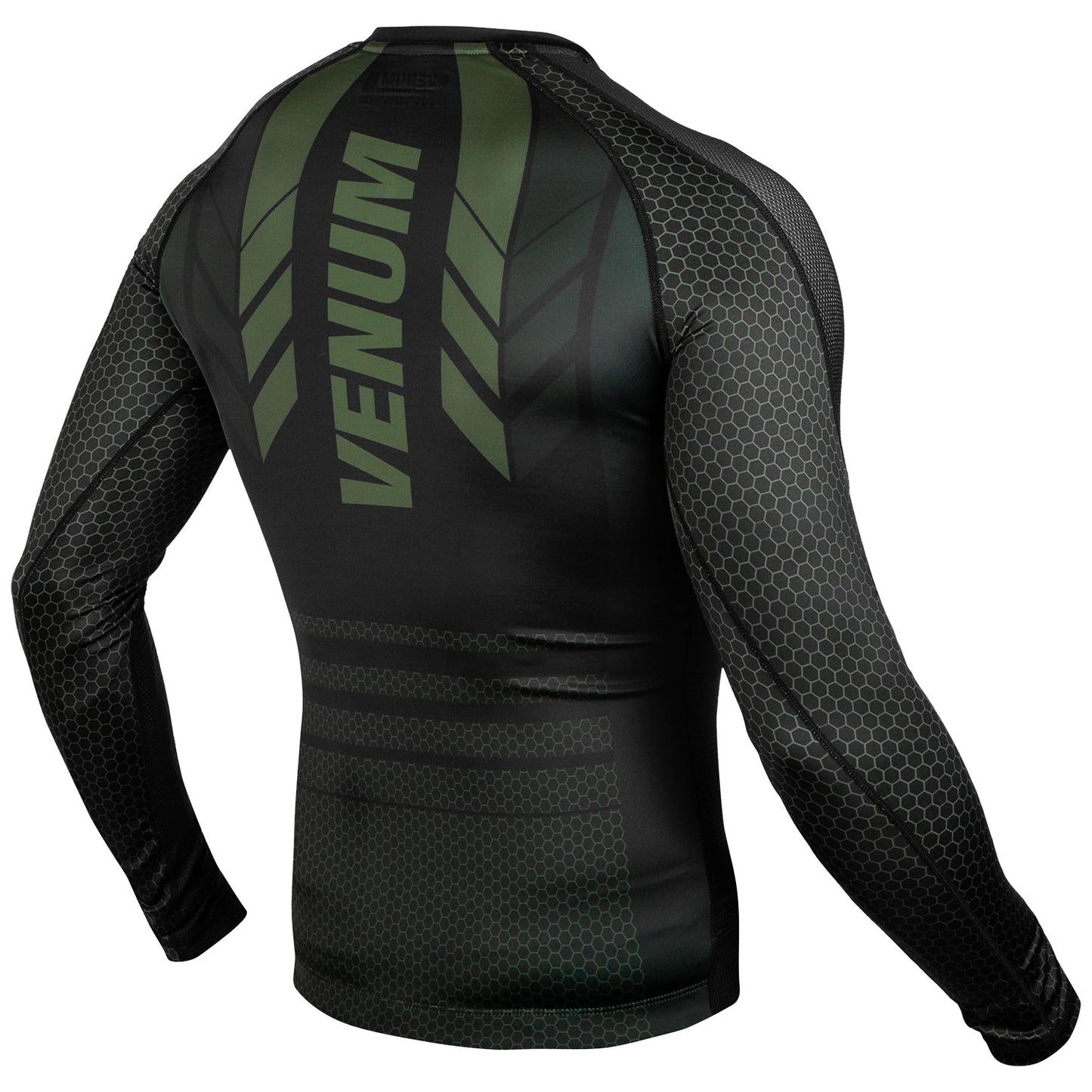 Venum Technical 2.0 Rashguard - Langarm - Schwarz/Khaki - Exclusiv