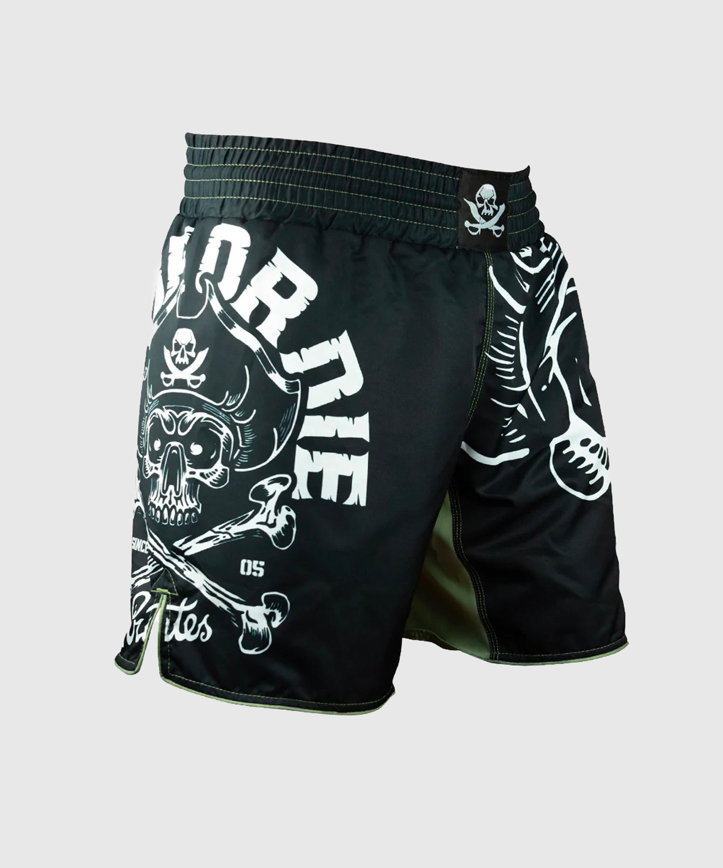 Pride Or Die Pirate V2 Fightshorts - Nero/Beige