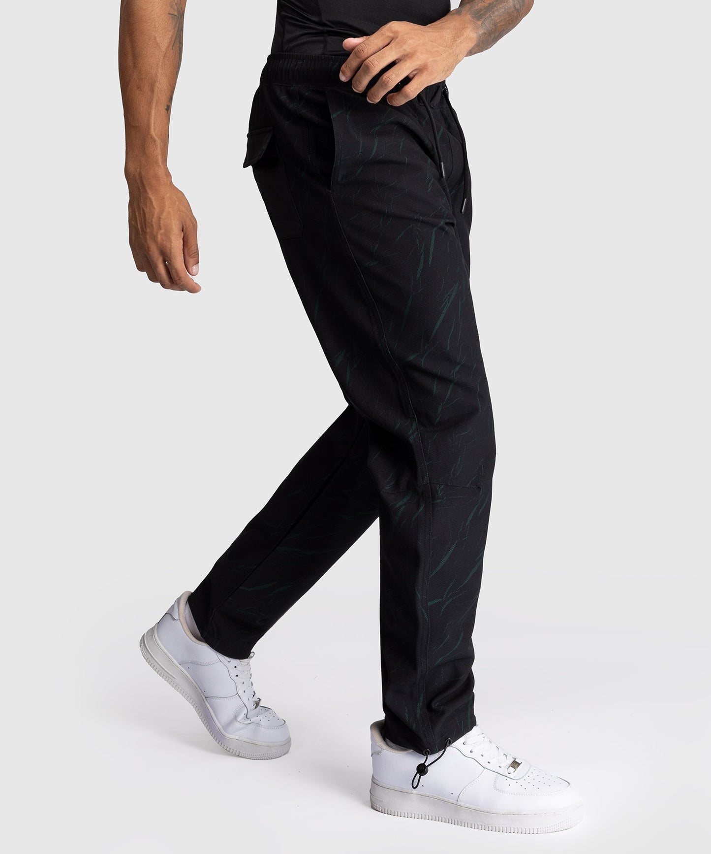 Venum Trooper Herren Trainingshose - Schwarz/Waldgrün