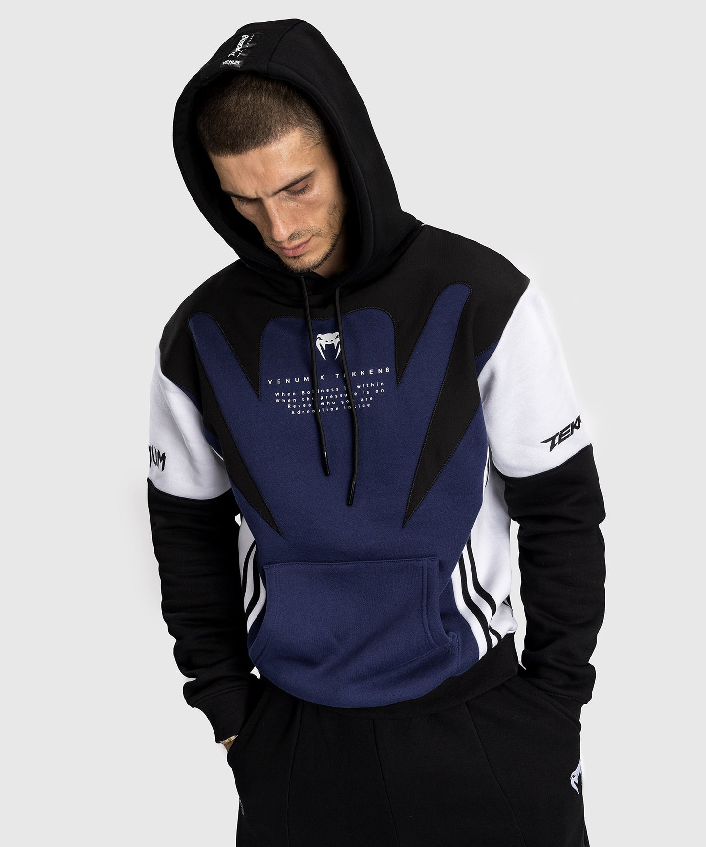 Venum x TEKKEN 8 - Jin Kazama Sudadera - Azul/Negro/Blanco