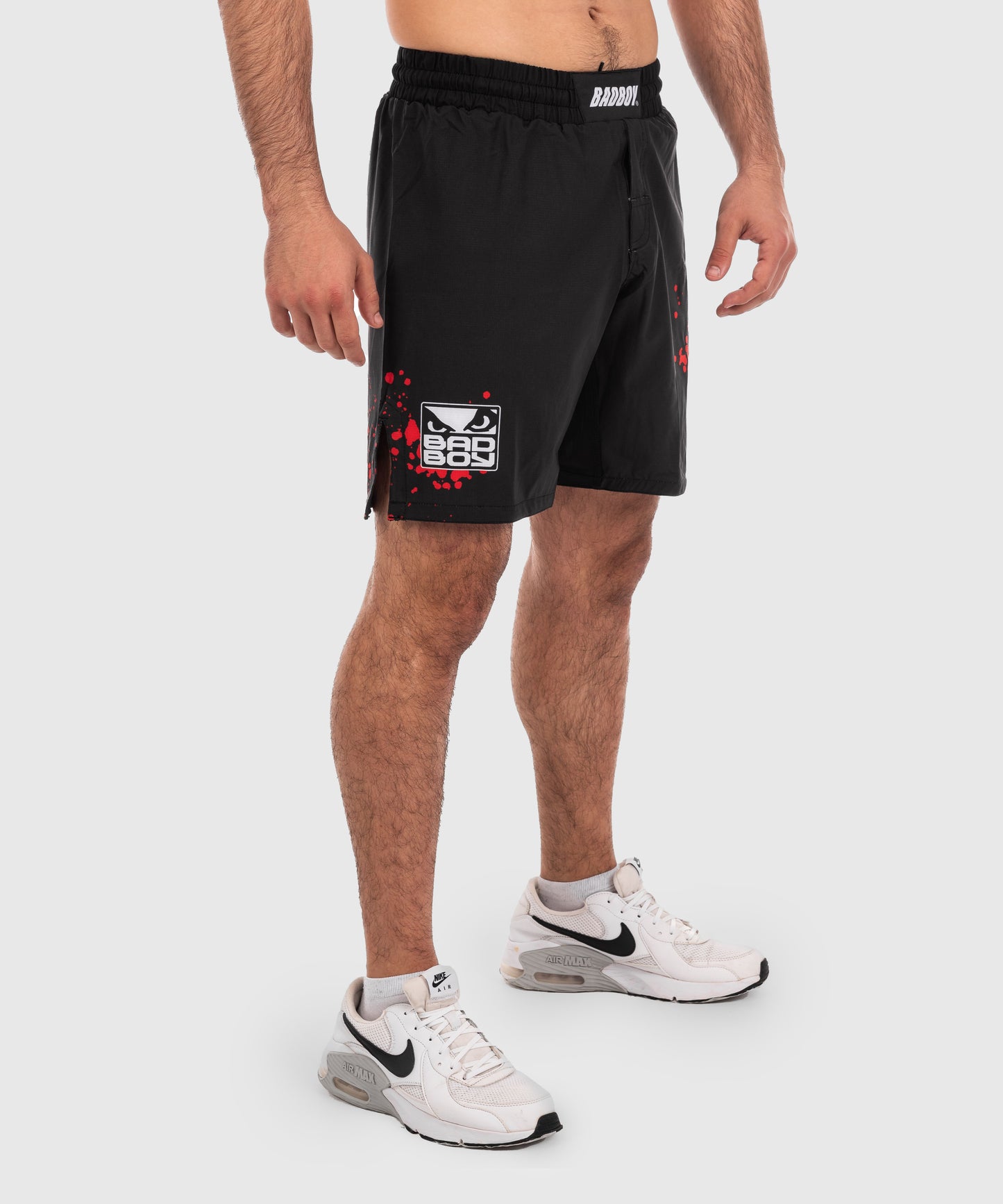 Bad Boy Splatter Fight Shorts - Black/Red