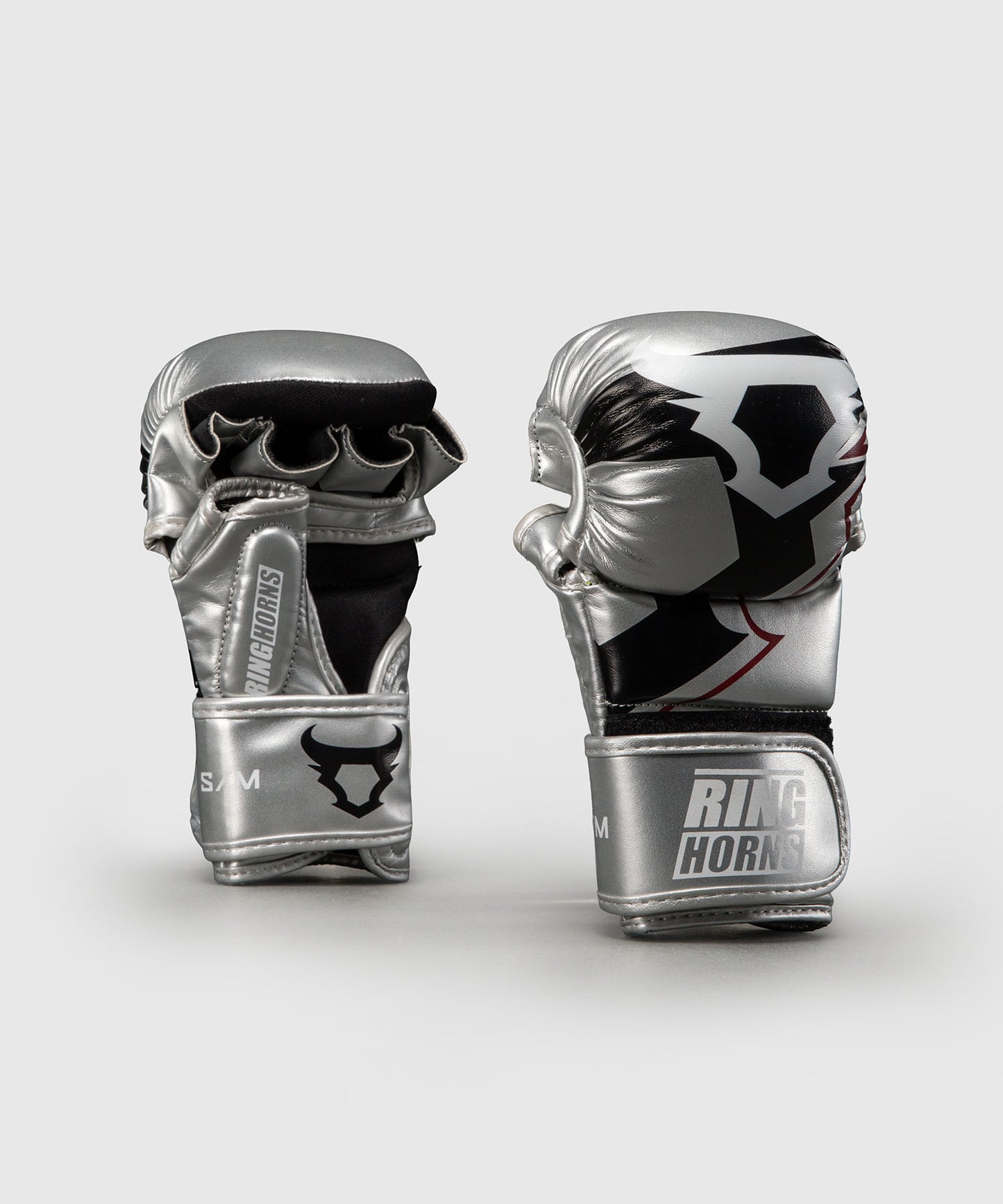 Gants de sparring MMA Ringhorns Charger Venum - Argent/Noir