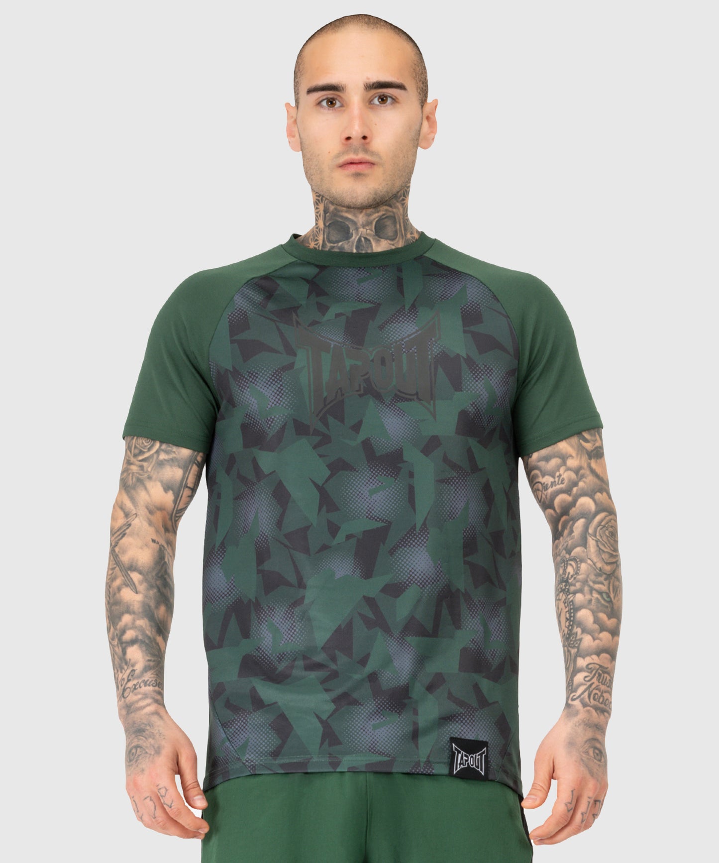 Tapout Training Graphic Camiseta - Negro/Verde