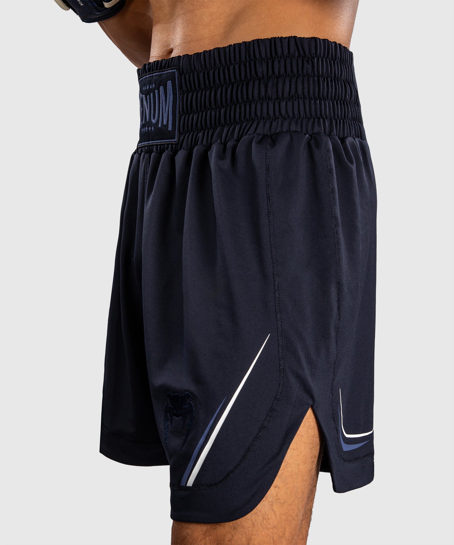 Venum G-Core Pantalón Corto de Boxeo - Azul Marino/Blanco