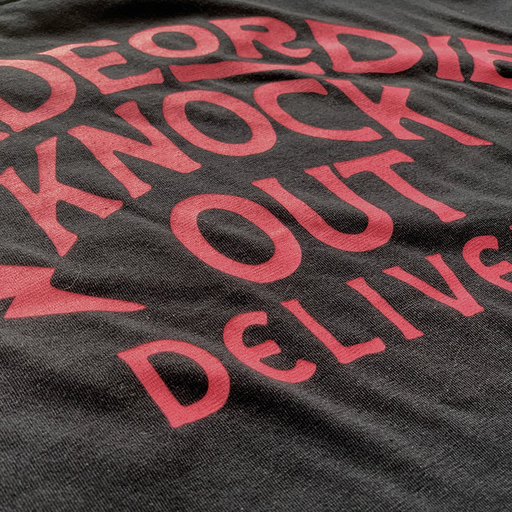 Pride Or Die Knockout Delivery Trainings-T-Shirt - Schwarz