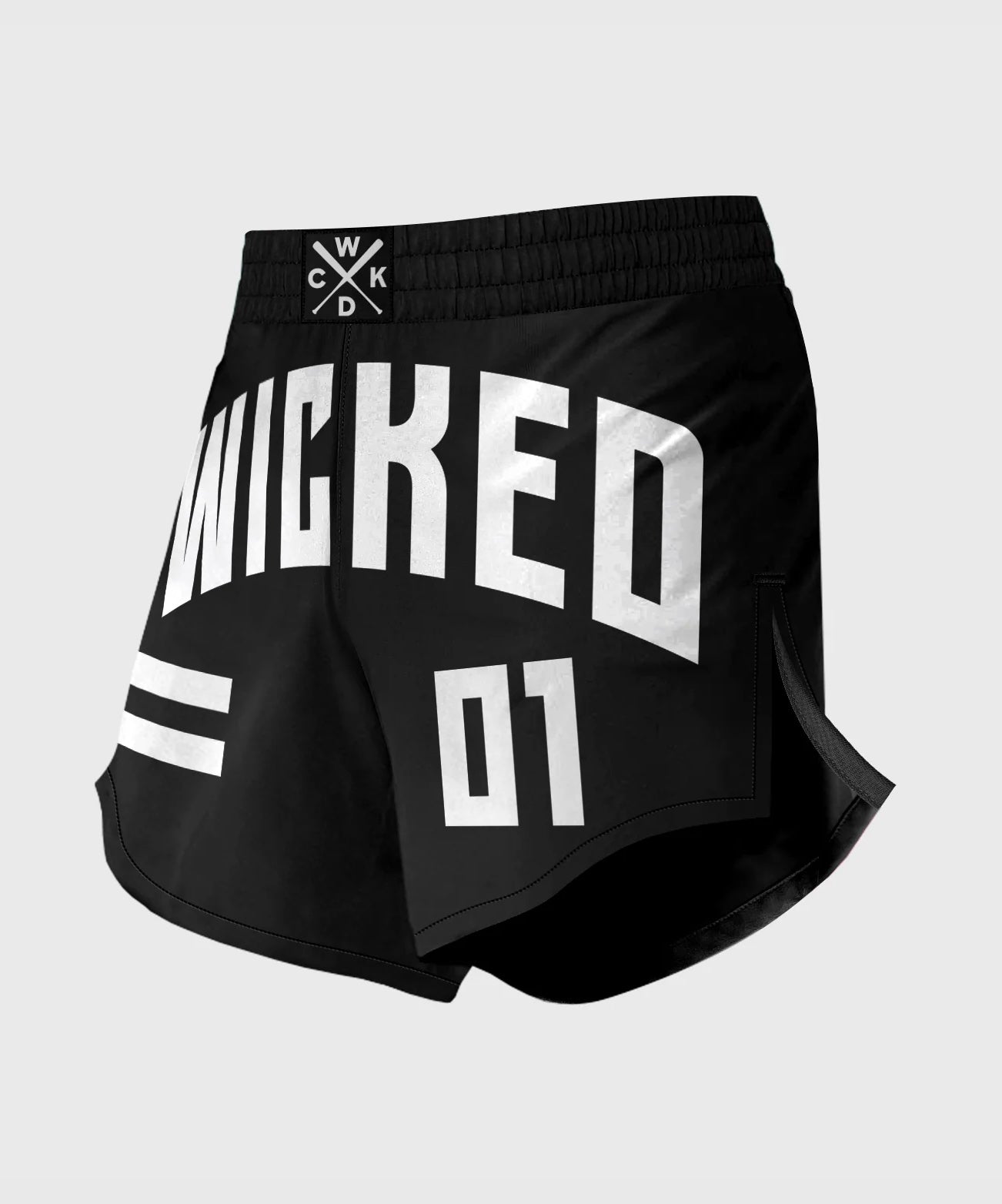 Wicked One Element Rush Fight Shorts - Black