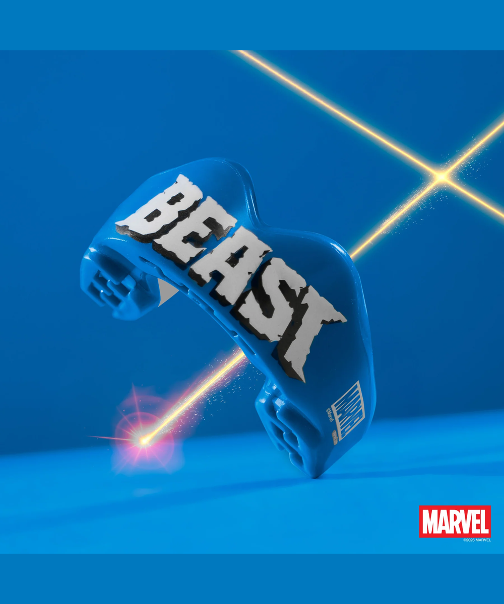 Safejawz Marvel X-Men Beast Mundschutz - Blau