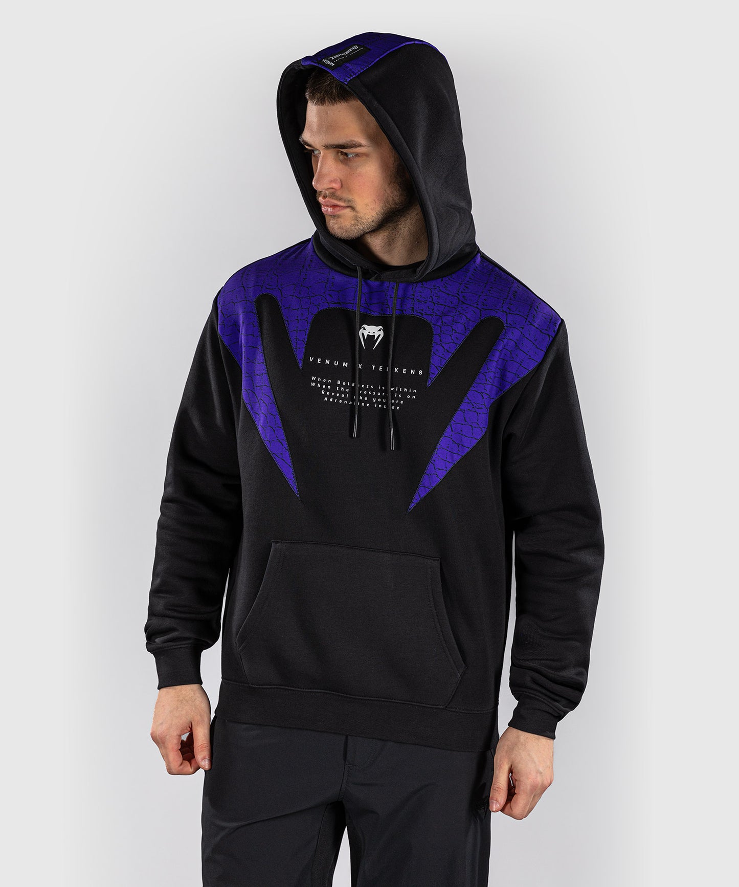 Sweat à Capuche Kazuya Venum x TEKKEN 8 - Noir/Violet