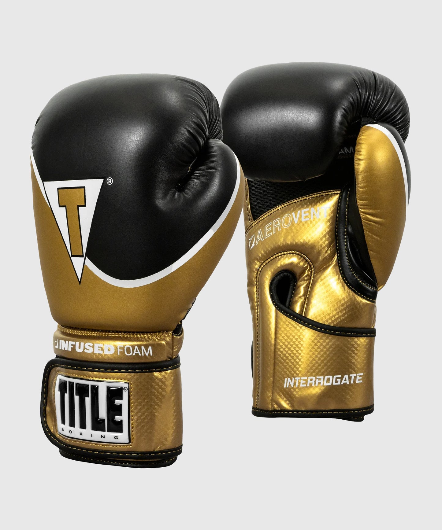 Title Boxing Infused Foam Interrogate 2.0 Guantoni da Boxe - Oro/Nero