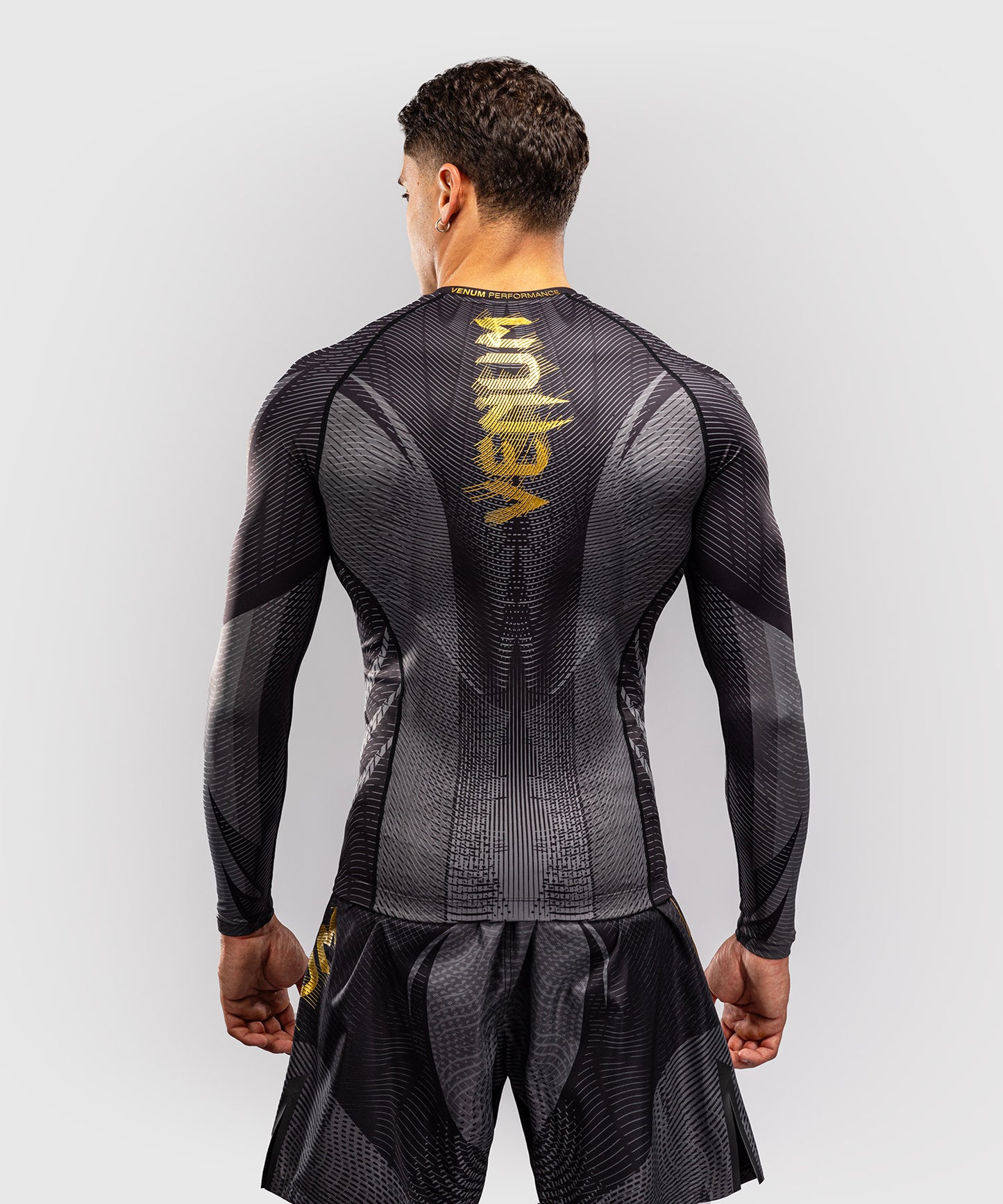 Venum Galactic 3.0 Rashguard Manga Larga - Negro/Oro