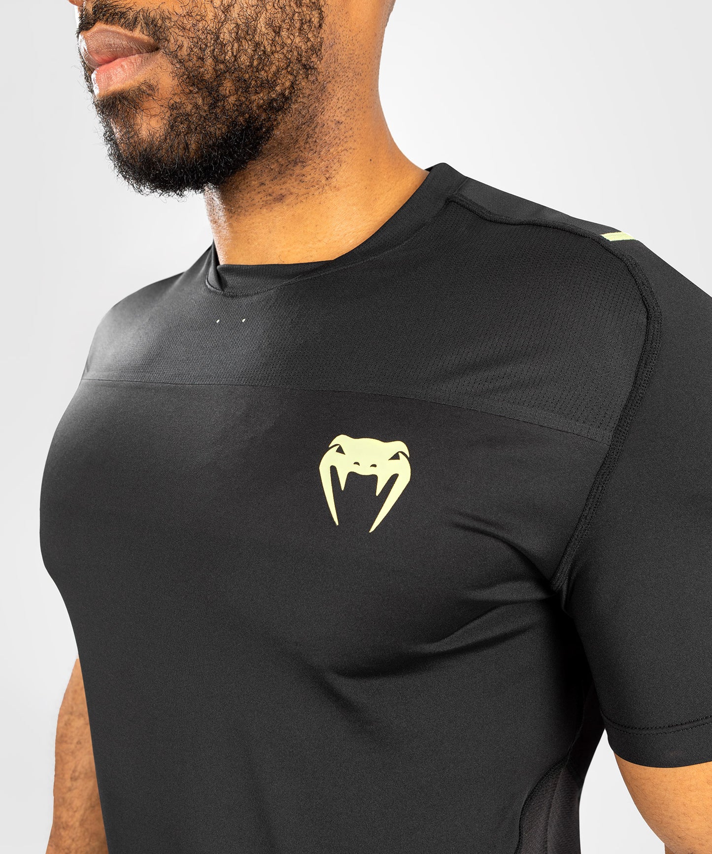 Venum Fusion 2.0  Maglietta Dry Tech Uomo - Nero/Giallo