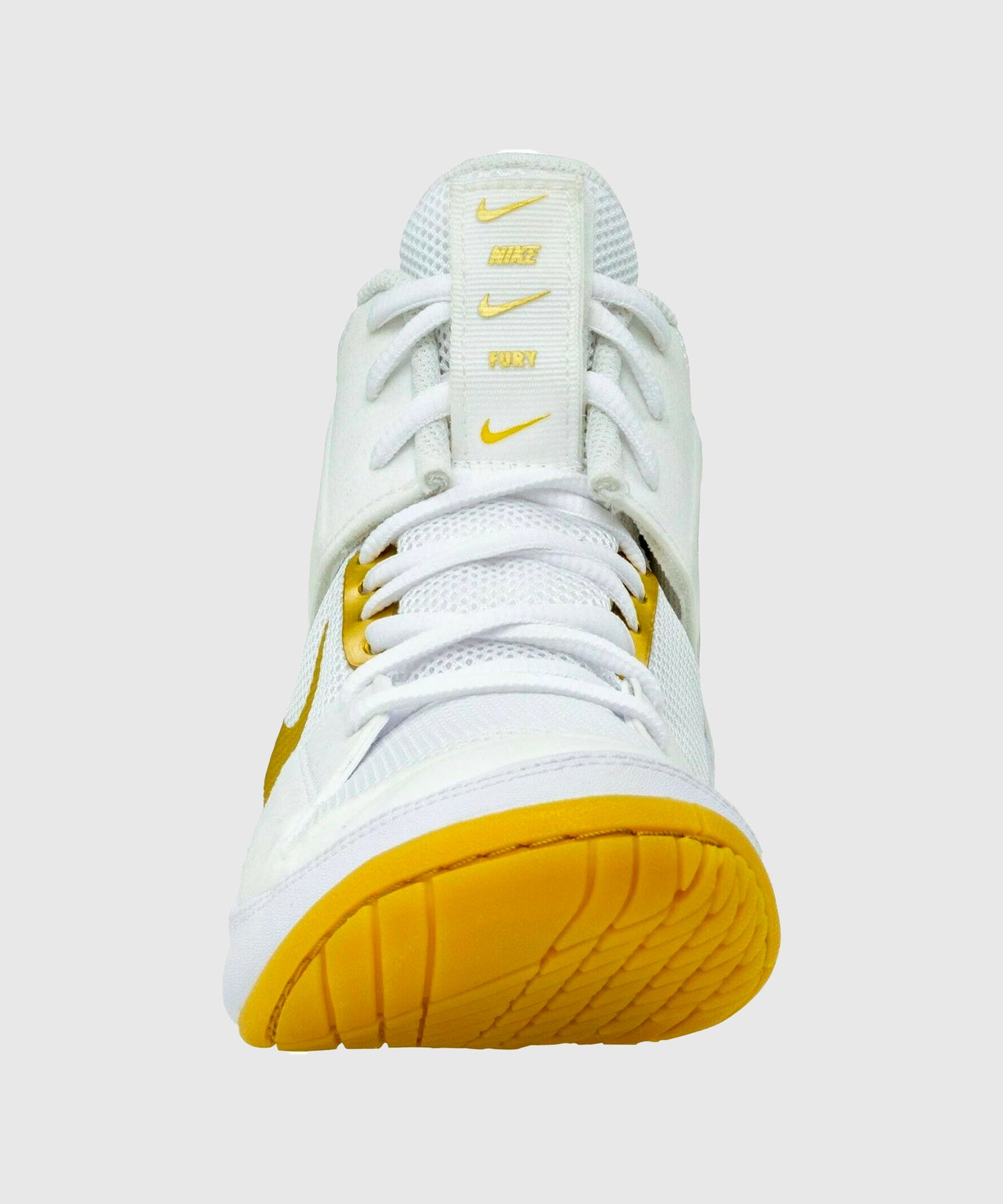 Nike Fury Calzado de Lucha - Blanco/Oro