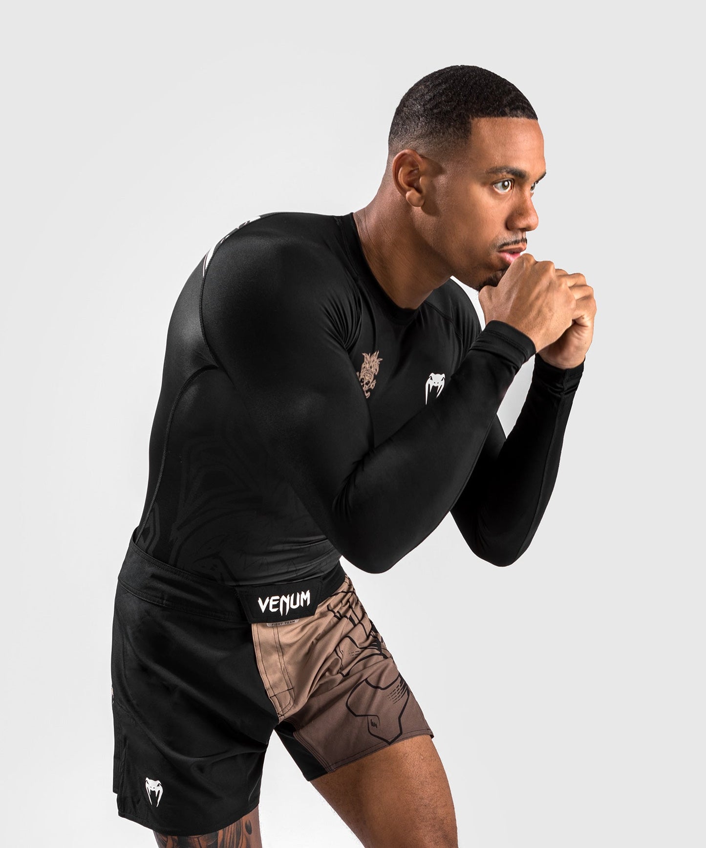 Venum Reorg Rashguard - Langarm - Schwarz