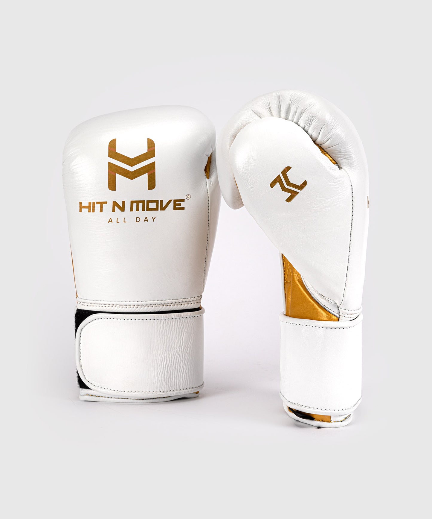 Gants de Boxe Hit N Move All Day® Pro Agility - Blanc/Or