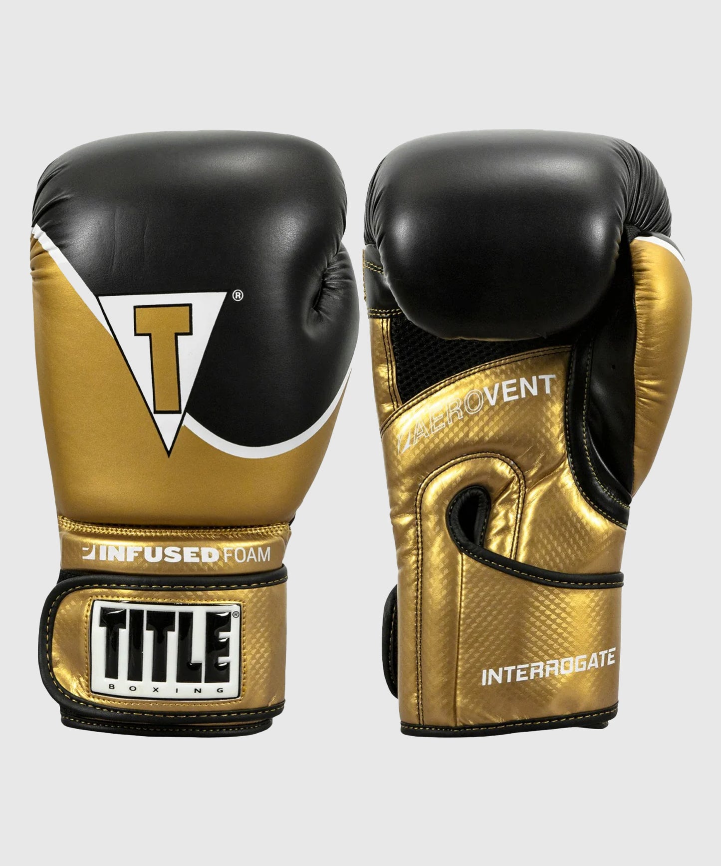 Title Boxing Infused Foam Interrogate 2.0 Guantoni da Boxe - Oro/Nero