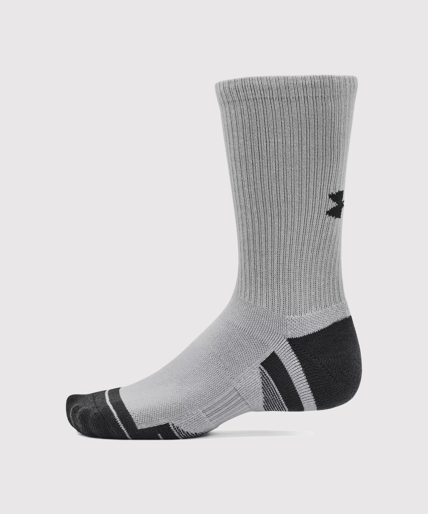 Under Armour Ua Performance Tech Socken – Weiß/Schwarz/Grau