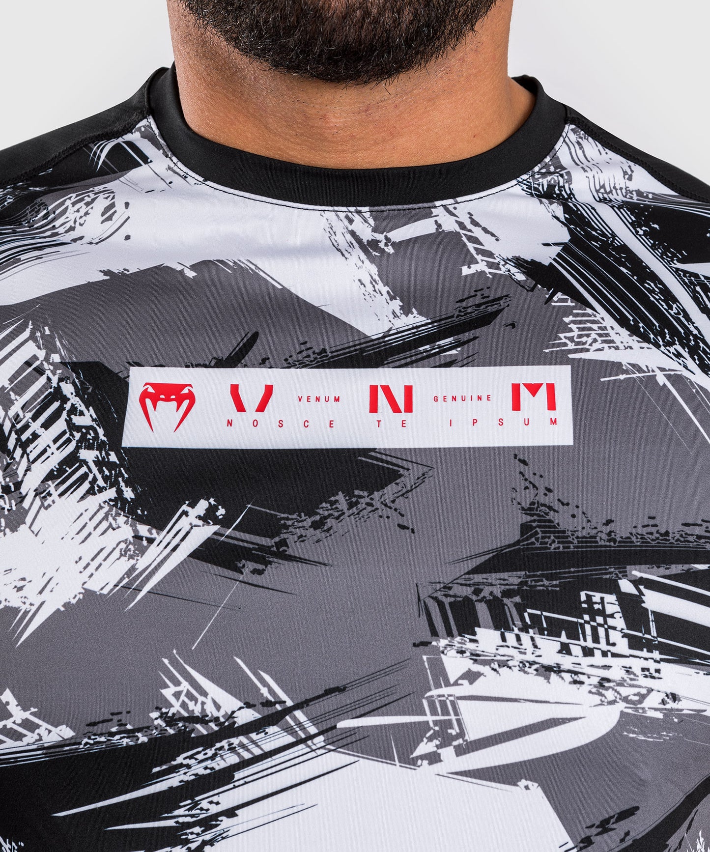 T-shirt Dry-Tech Venum Electron 3.0 - Gris/Rouge