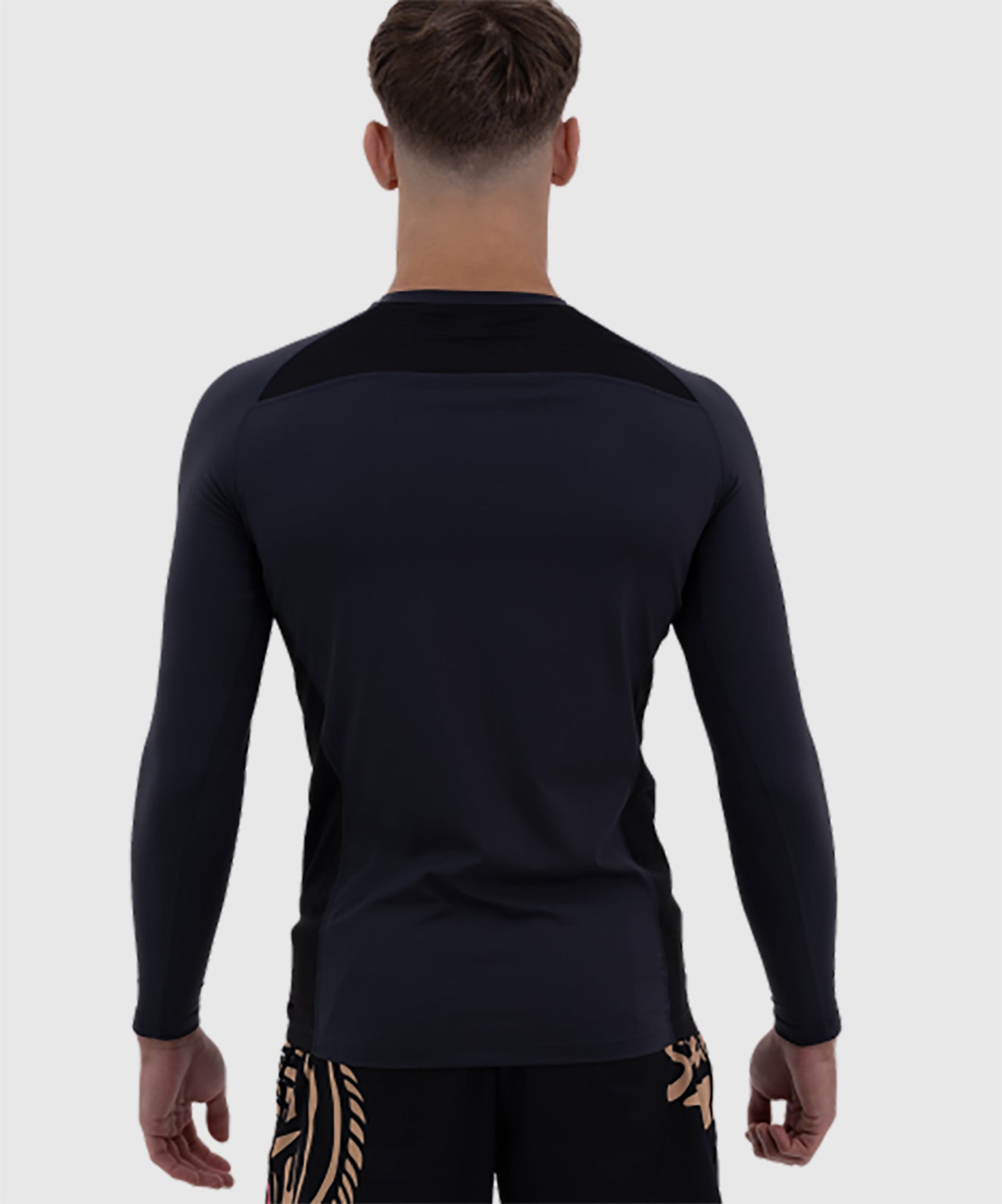 Scramble Shinobi Langarm-Rashguard - Marineblau