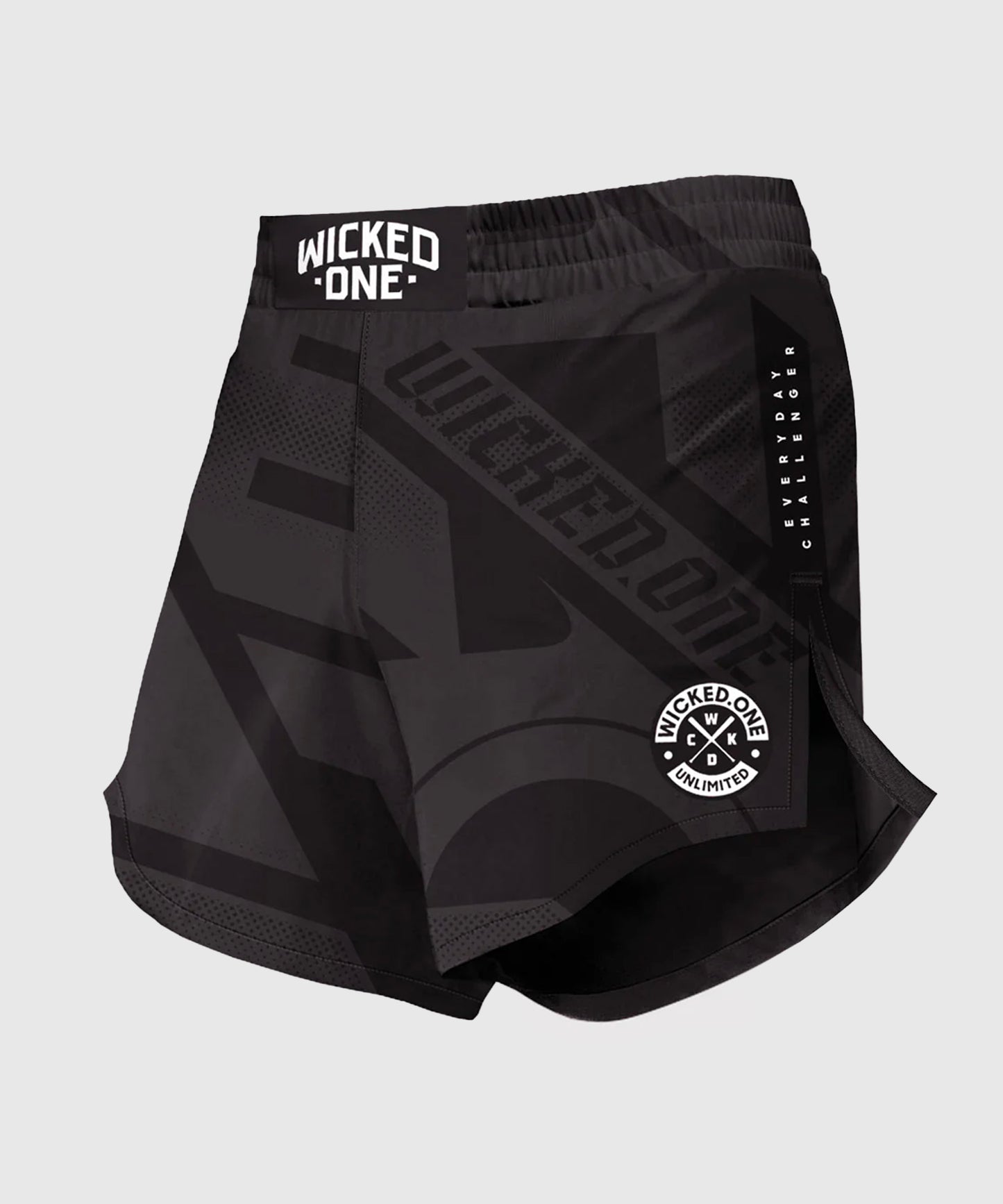 Wicked One Element Outsiderz Fightshorts - Schwarz